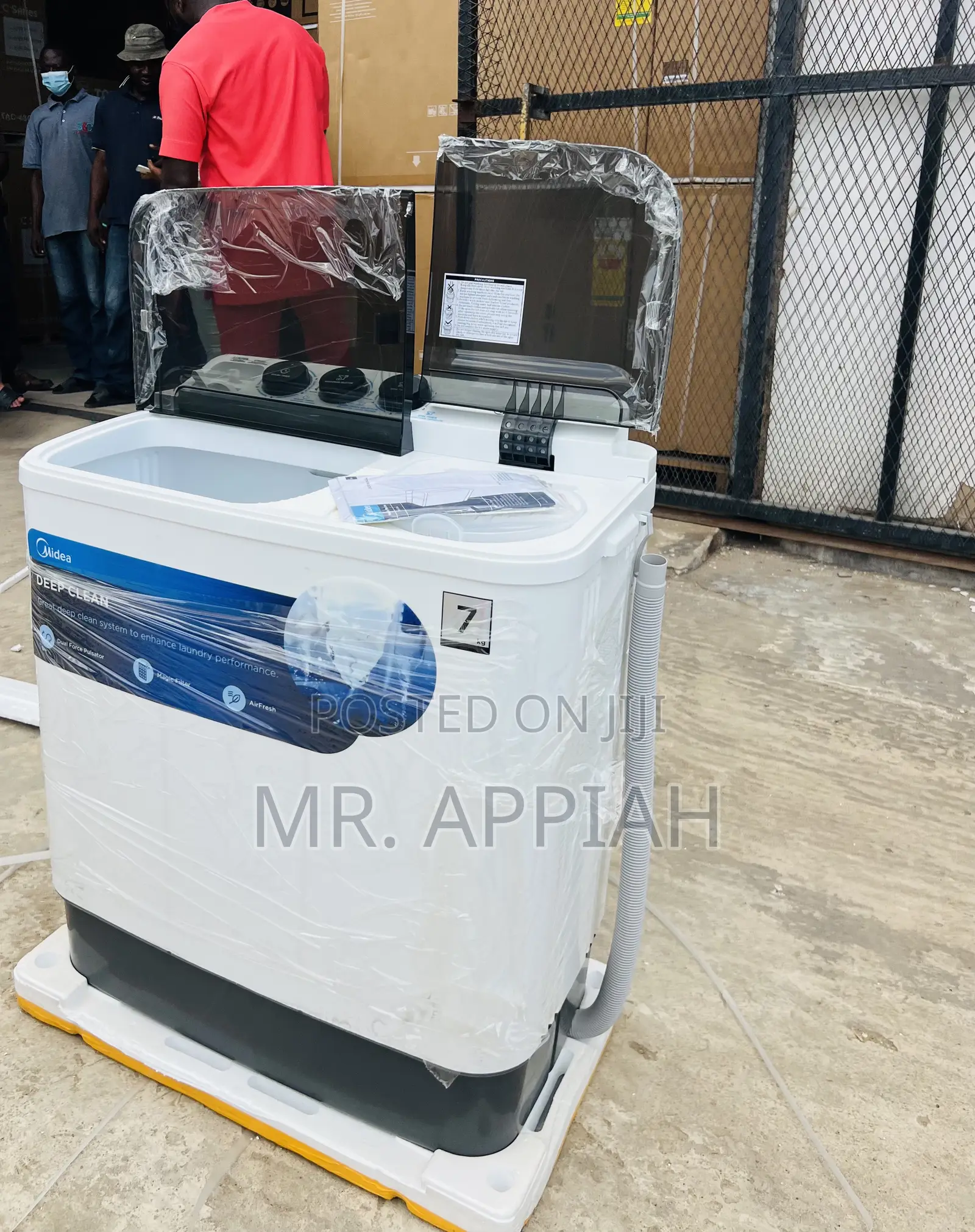 Order Midea Twin Tub Washing Machine(Spin Dry) White 