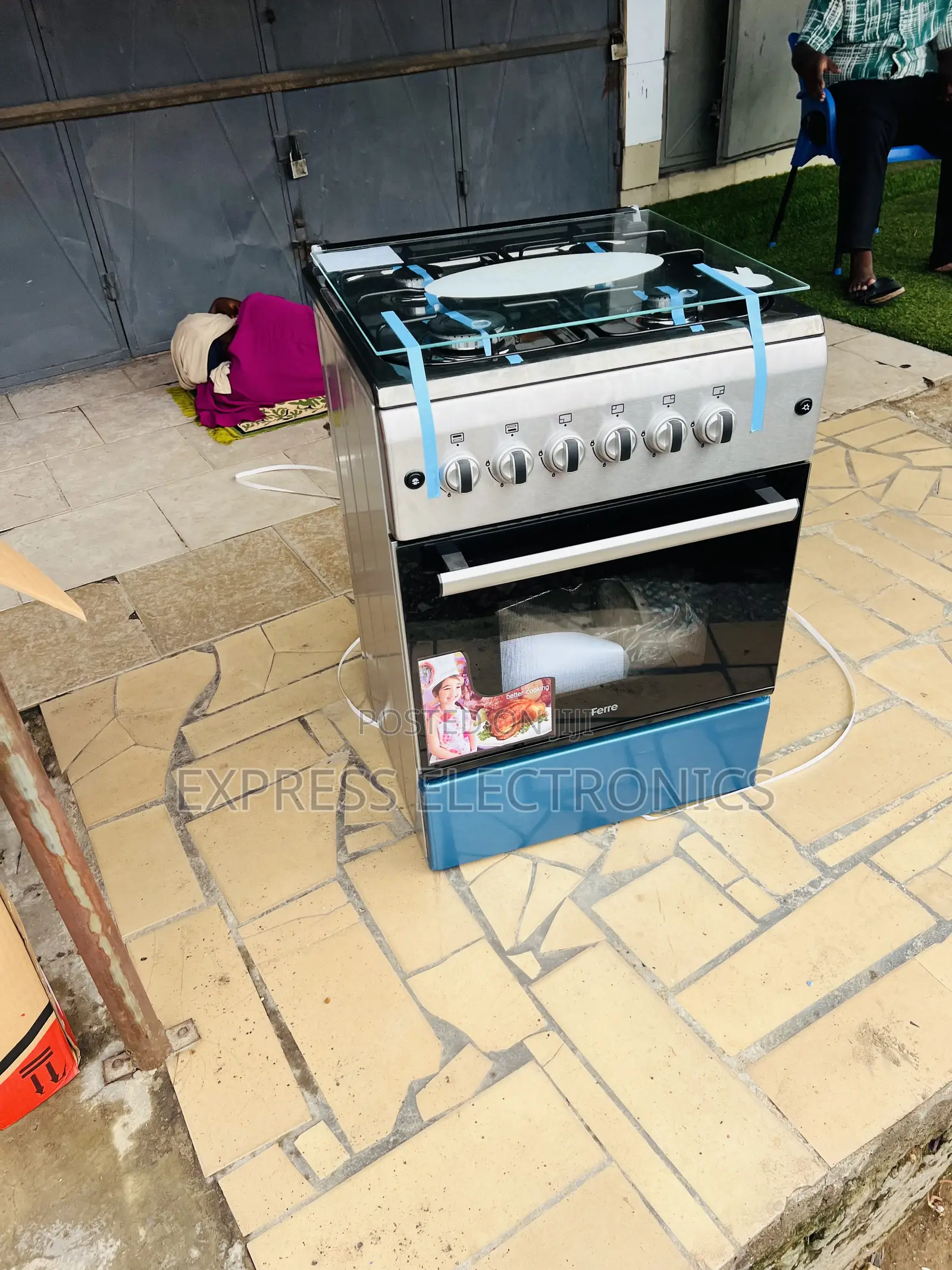 Ultra Modern Sleek Gas Cooker Oven 4burner New Line 60/60