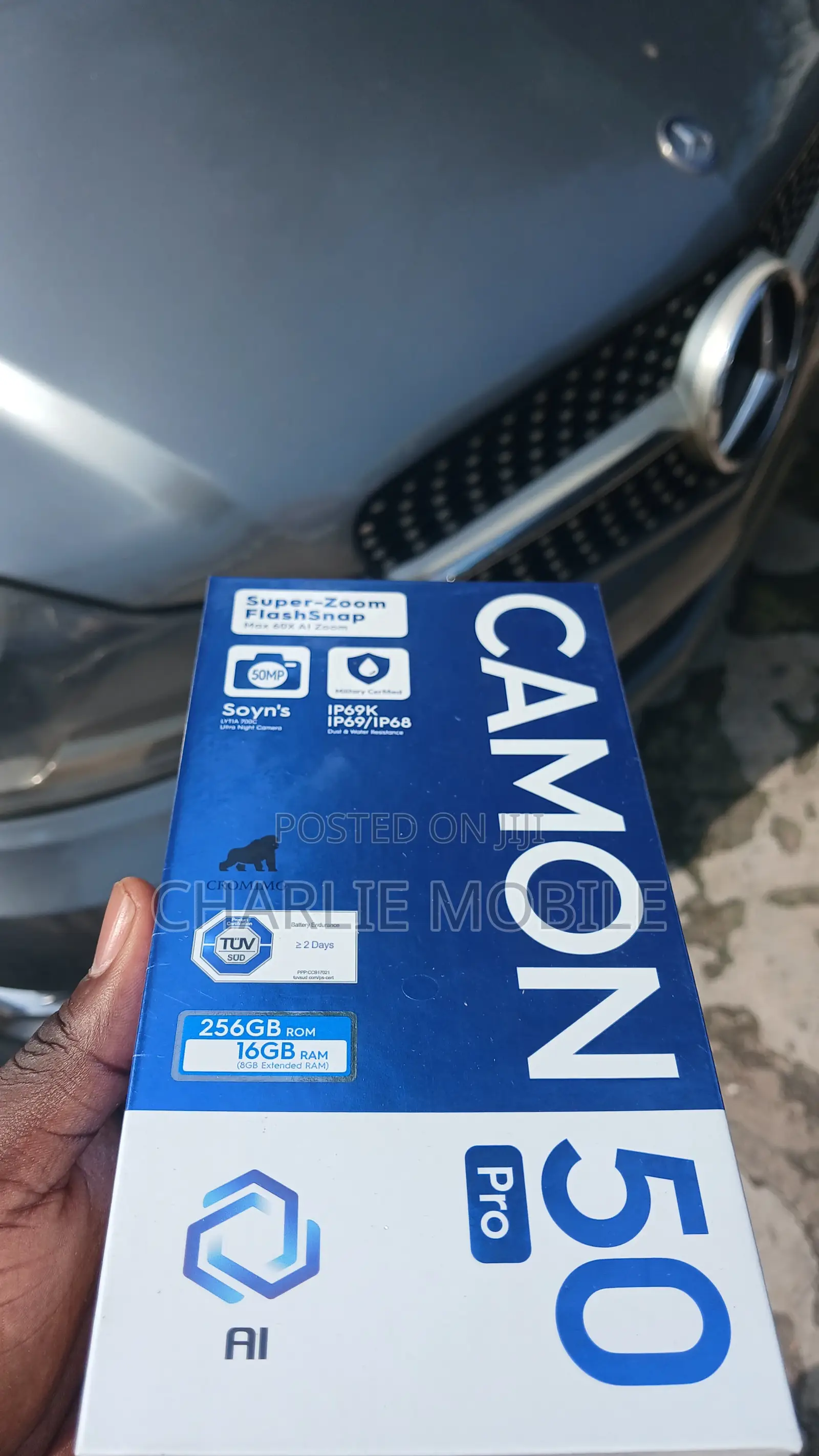 New Tecno Camon 50 Pro 256 GB Silver