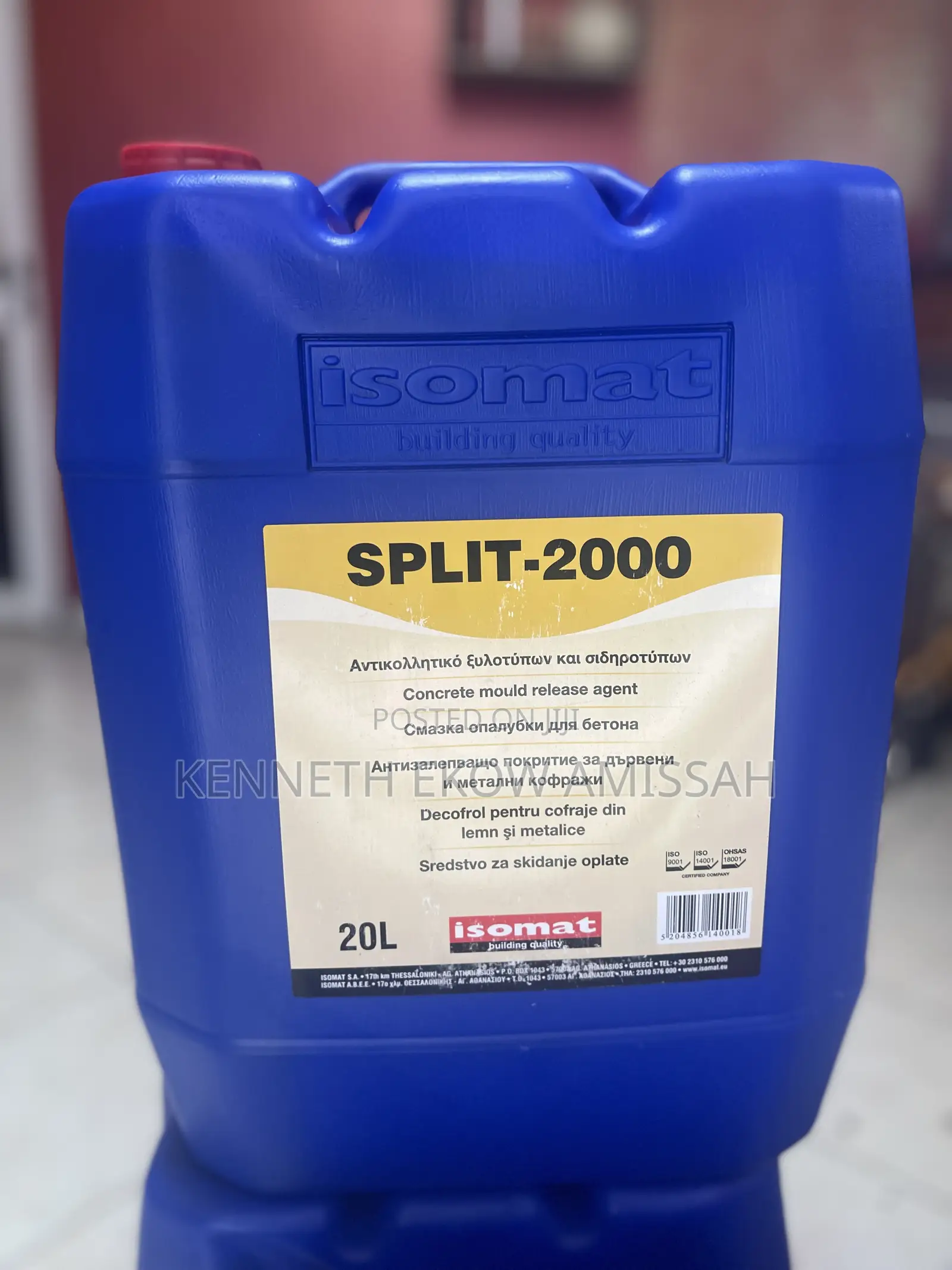 Concrete Mould Release Agent 20l