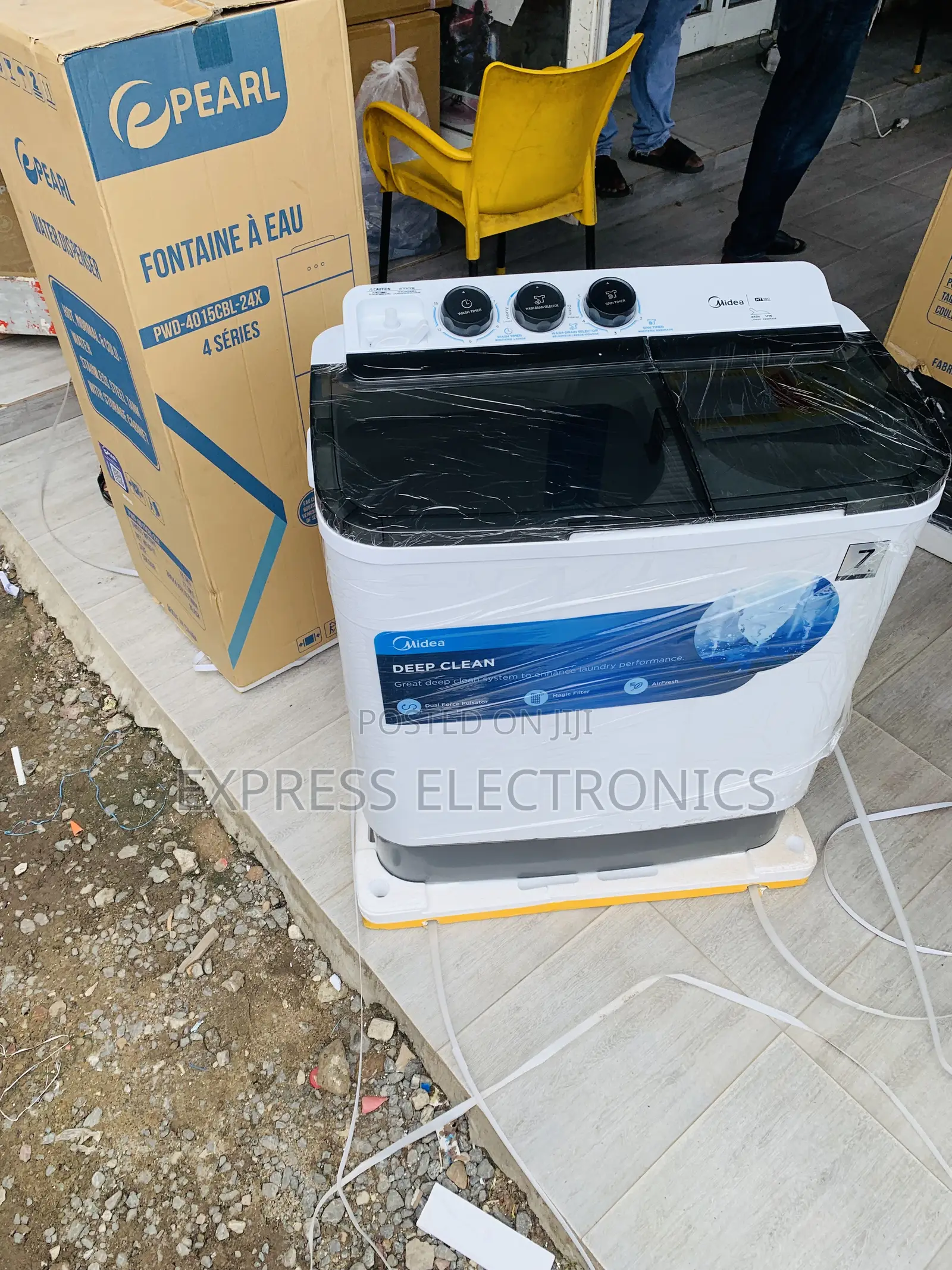Shop the New Midea 7.0kg Semi Auto Washing Machine Mf100w70/W-Gh