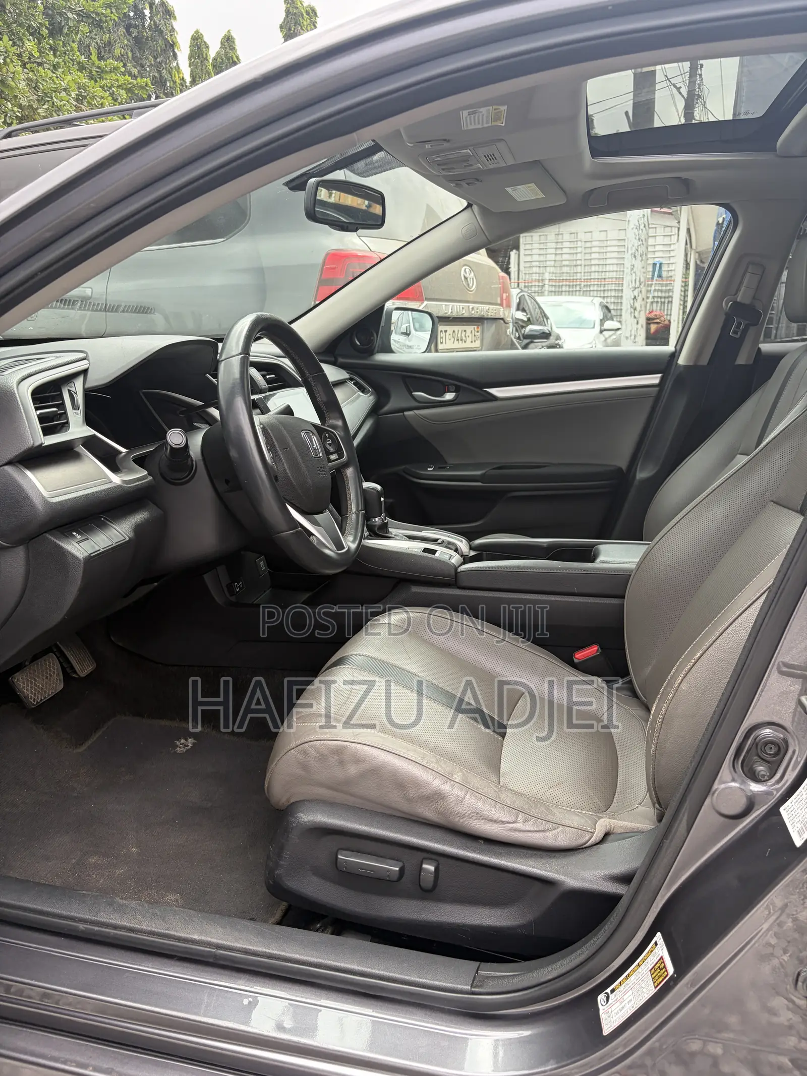 Honda Civic EX-L 4dr Sedan (1.5L 4cyl) 2016 Gray