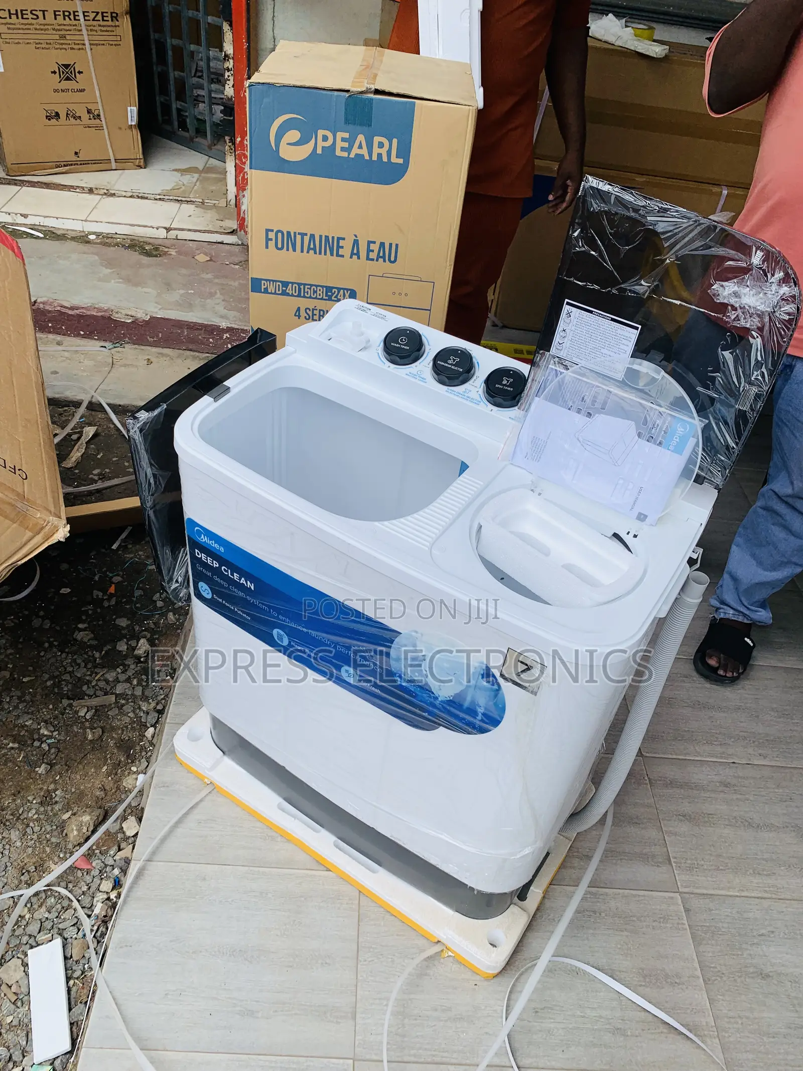 Lovely New Midea 7.0kg Semi Auto Washing Machine Mf100w70/W-Gh