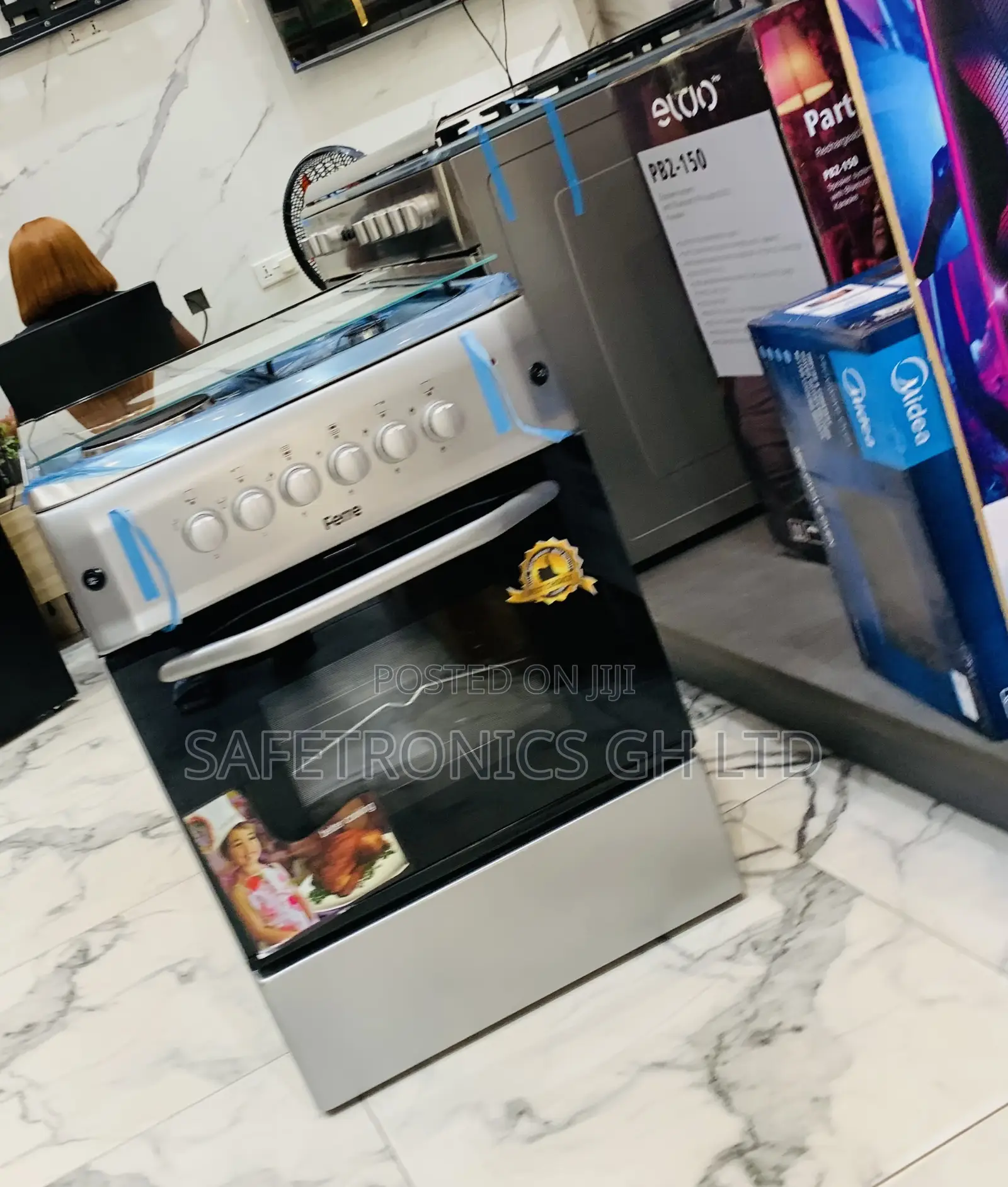 New Design Ferre 60x60 (2+2) Gas Cooker – 2 Gas Burners 2 Electric