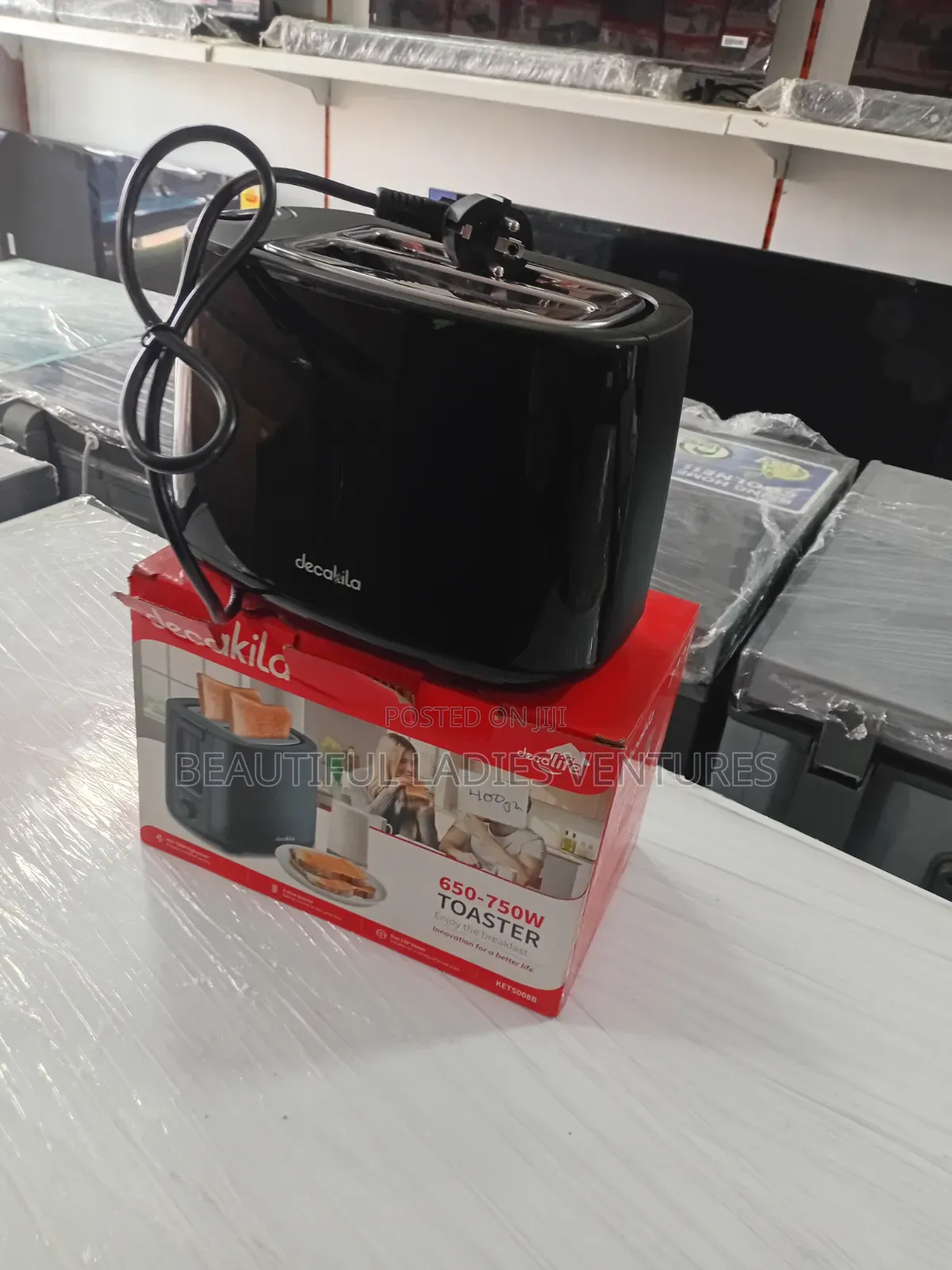 Decakila Electric Bread Toaster – Compact Kitchen Essential