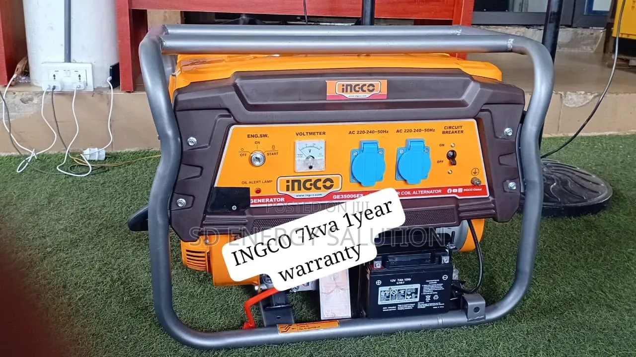 Ingco 7kva Petrol Generator – Reliable Power for Home Business 7kva