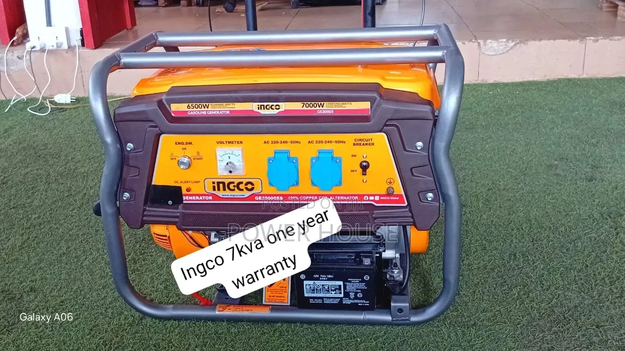 Ingco 7kva Electric Start Generator Available Now 7kva
