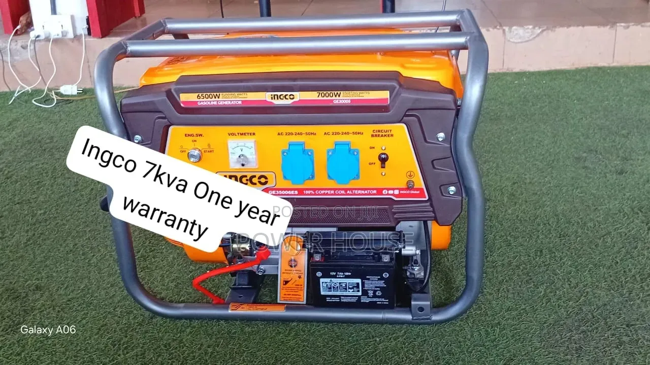 Premium Ingco 7kva Generator – Strong, Durable Efficient 7kva