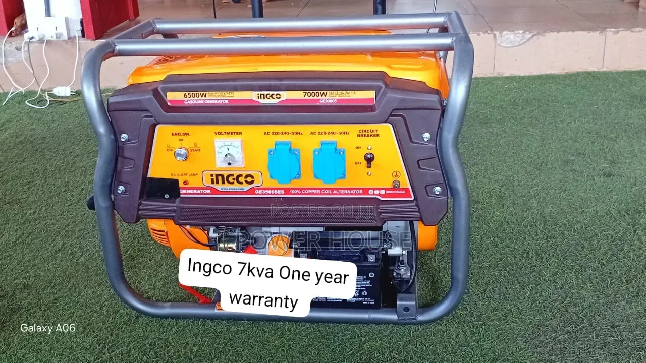 Premium Ingco 7kva Generator – Strong, Durable Efficient 7kva