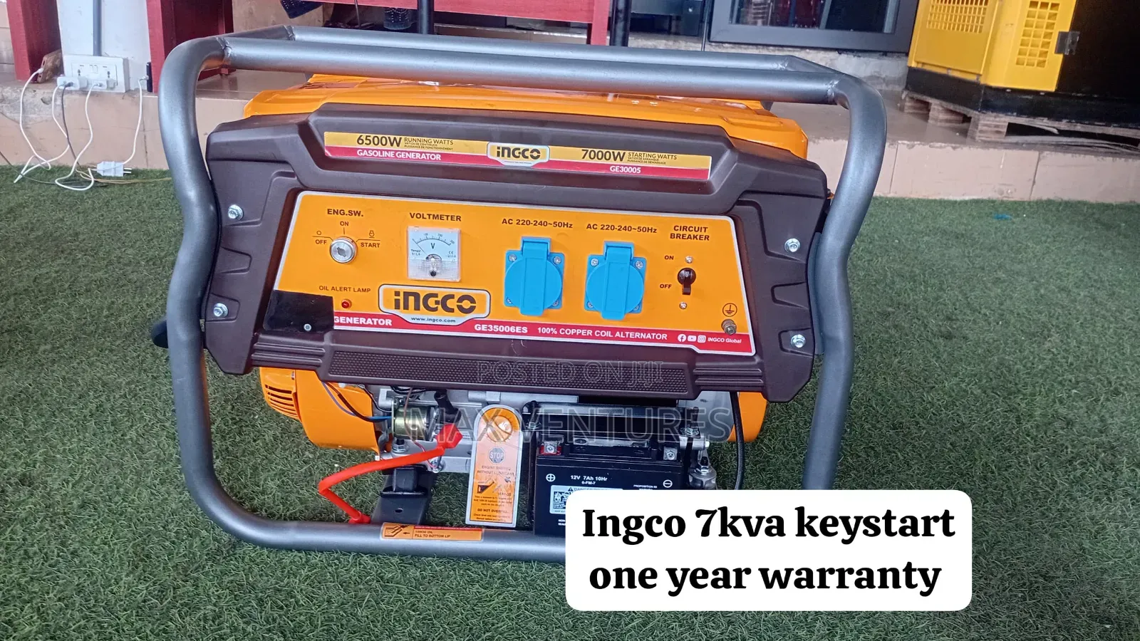 Premium Ingco 7kva Key Start Generator With Stable Output