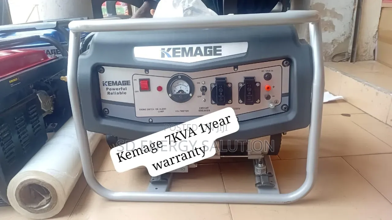 Kemage 7kva Generator Available – Long-Lasting Power Supply 7kva
