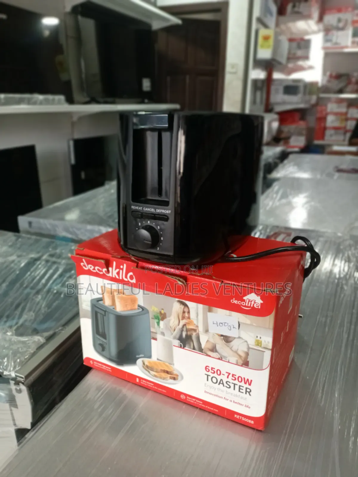Decakila Toaster With Browning Control – Toast Your Way