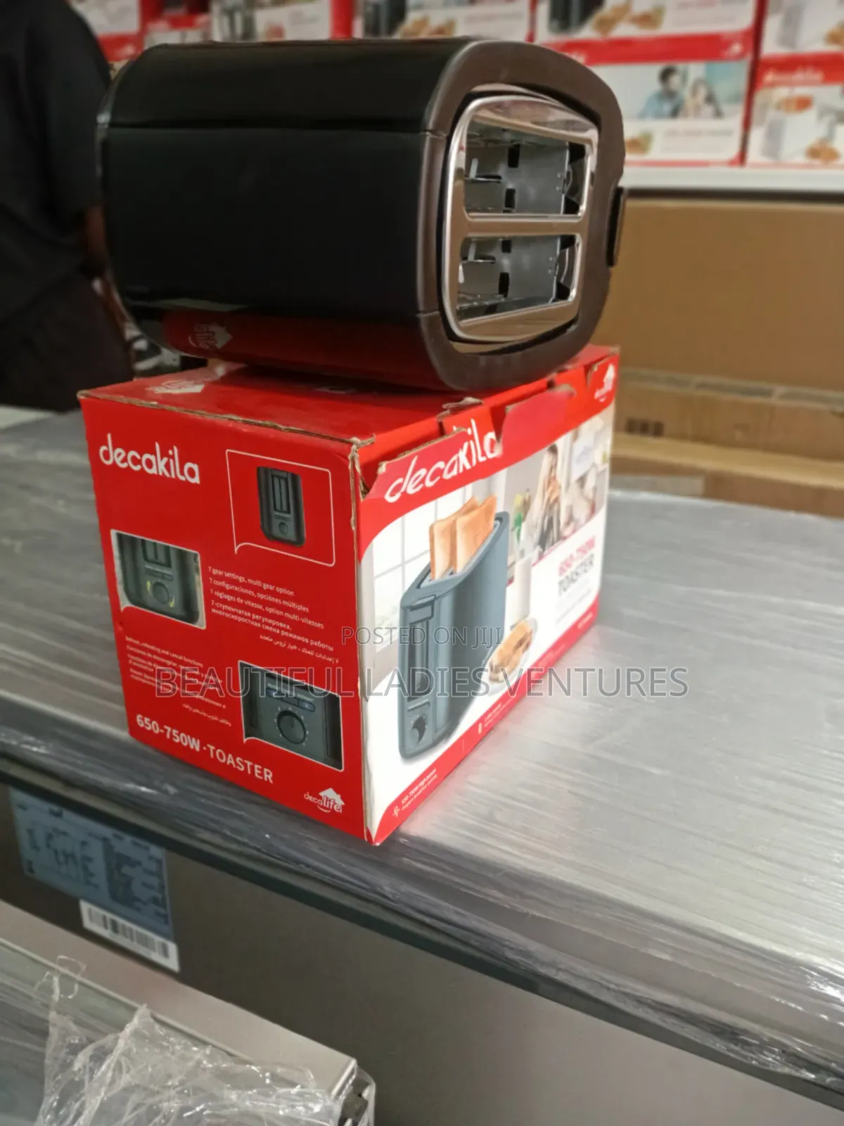 Decakila Toaster With Browning Control – Toast Your Way