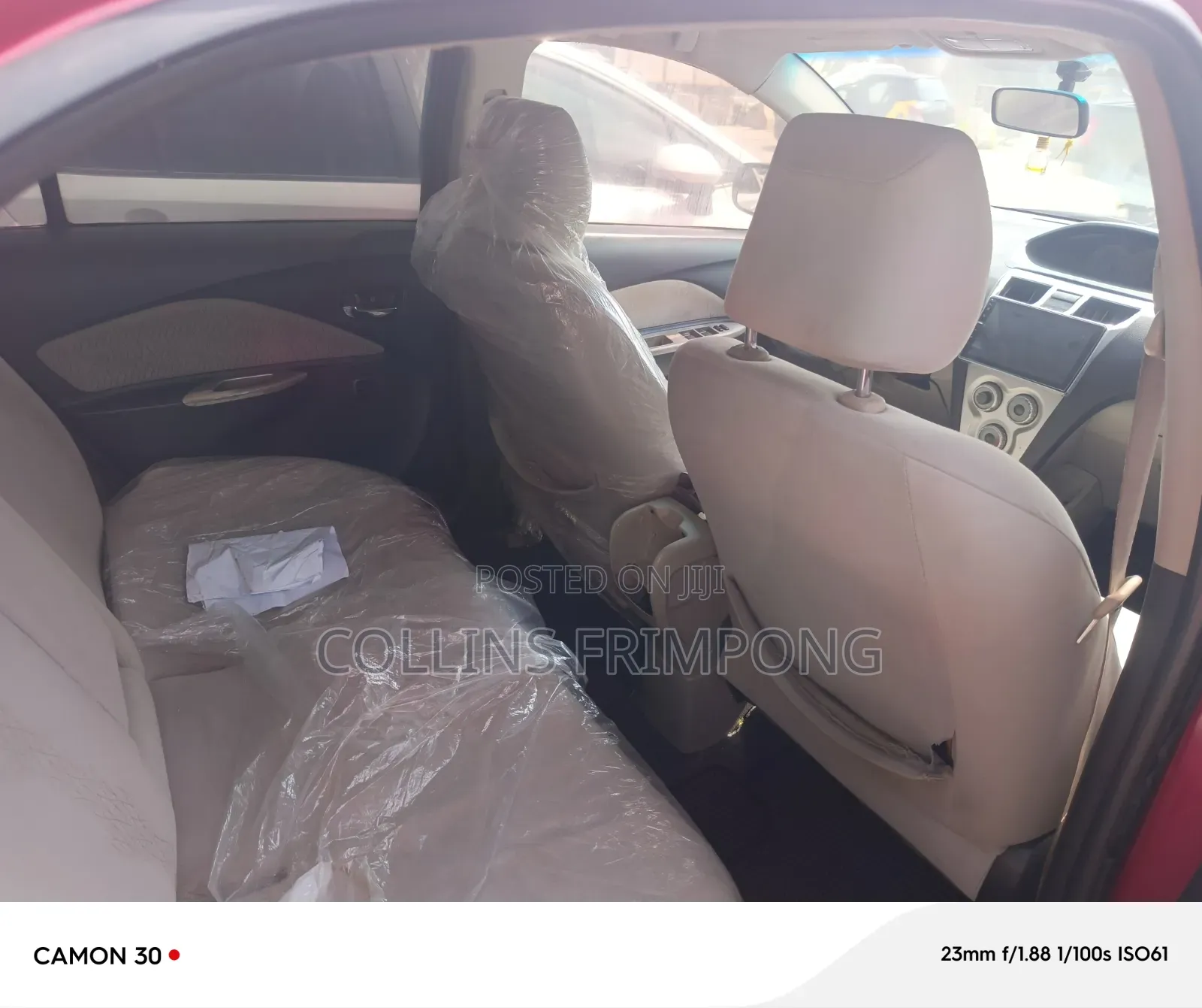 Toyota Yaris 2008 Red
