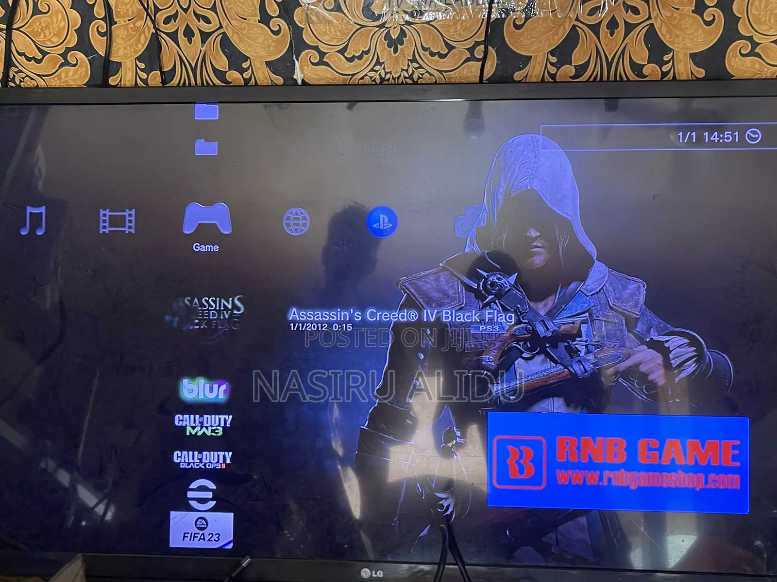 Ps3 Standard With 10-15 Games Loaded ,Home Use