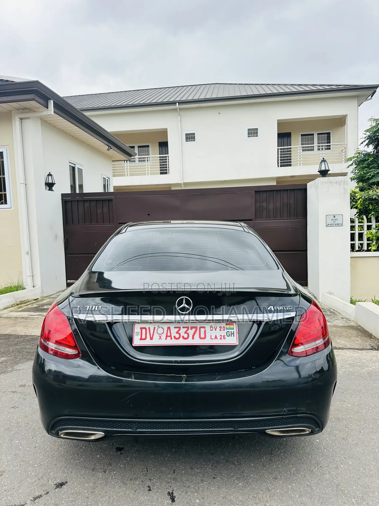 Mercedes-Benz C300 Sport 4Matic Sedan AWD (2.0L 4cyll 7A) 2016 Black