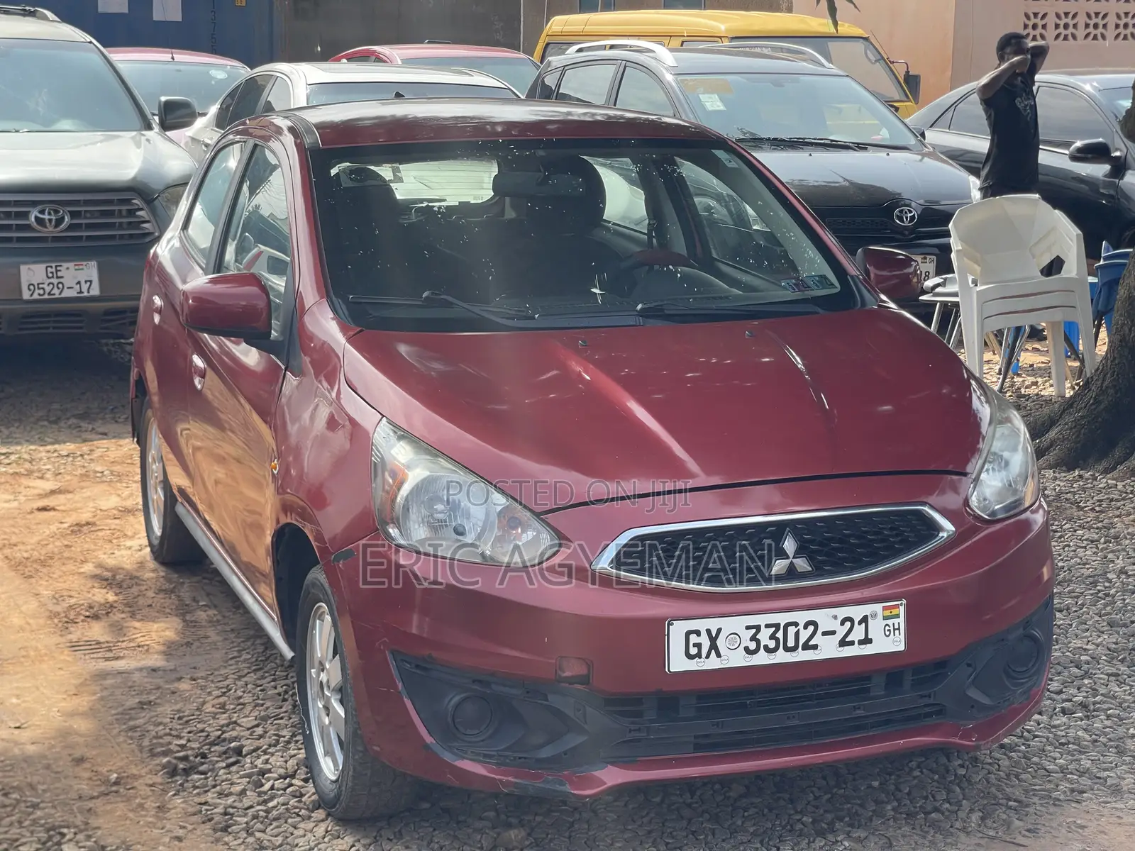 Mitsubishi Mirage 2015 Red