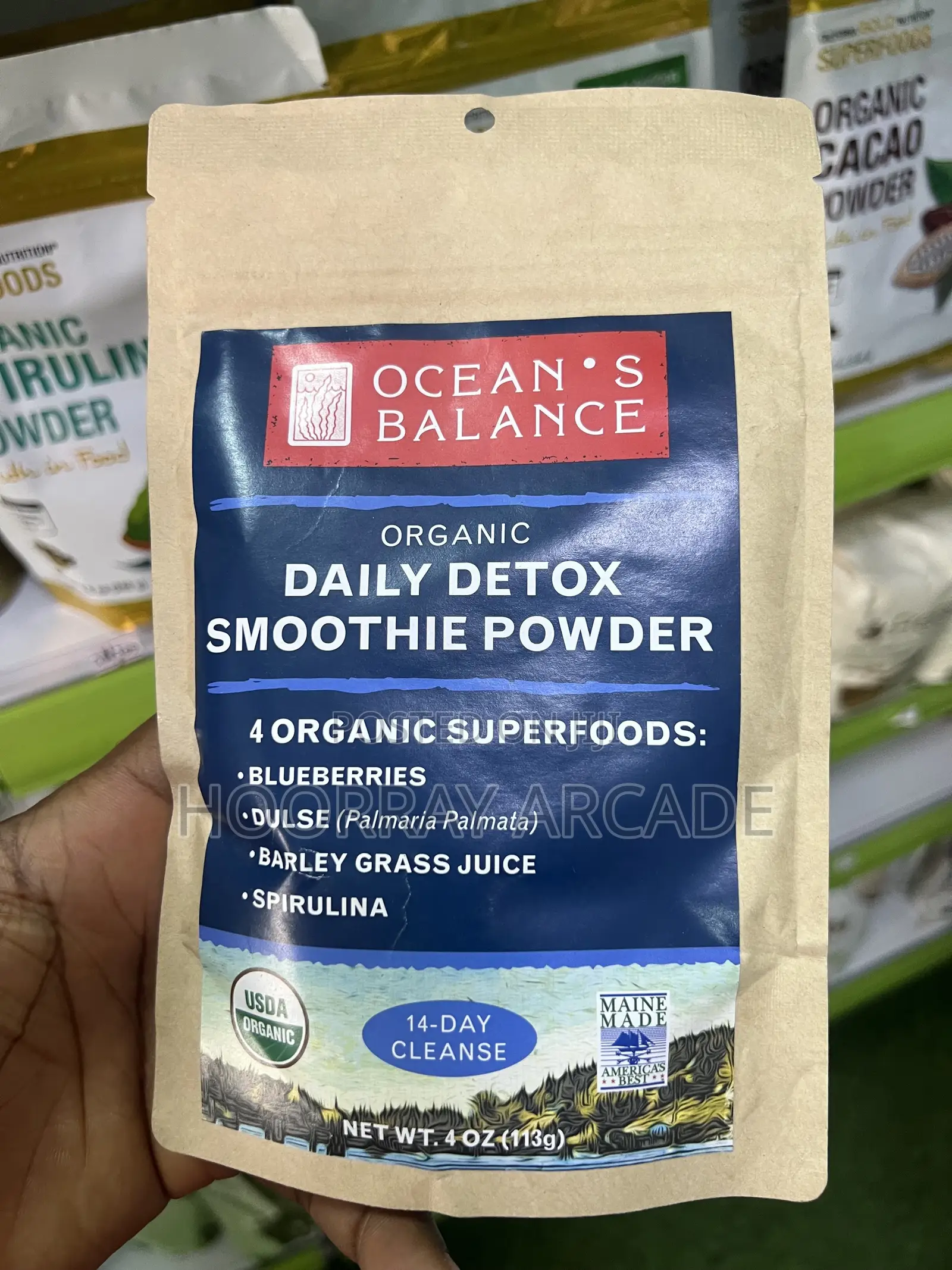 Organic Daily Detox Smoothie Powder - 113g ❗Delivery Only❗