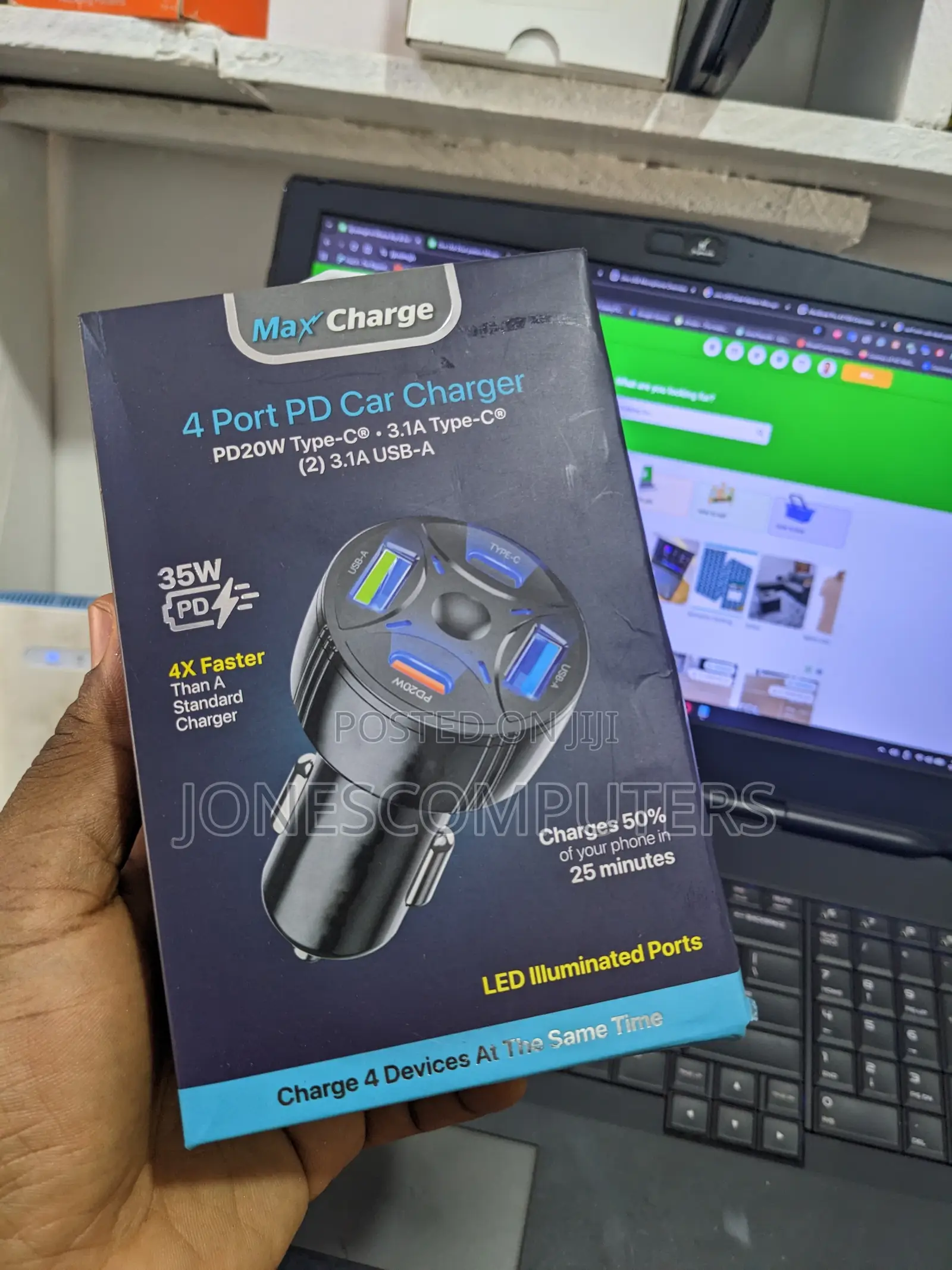 4 Port Pd Car Charger