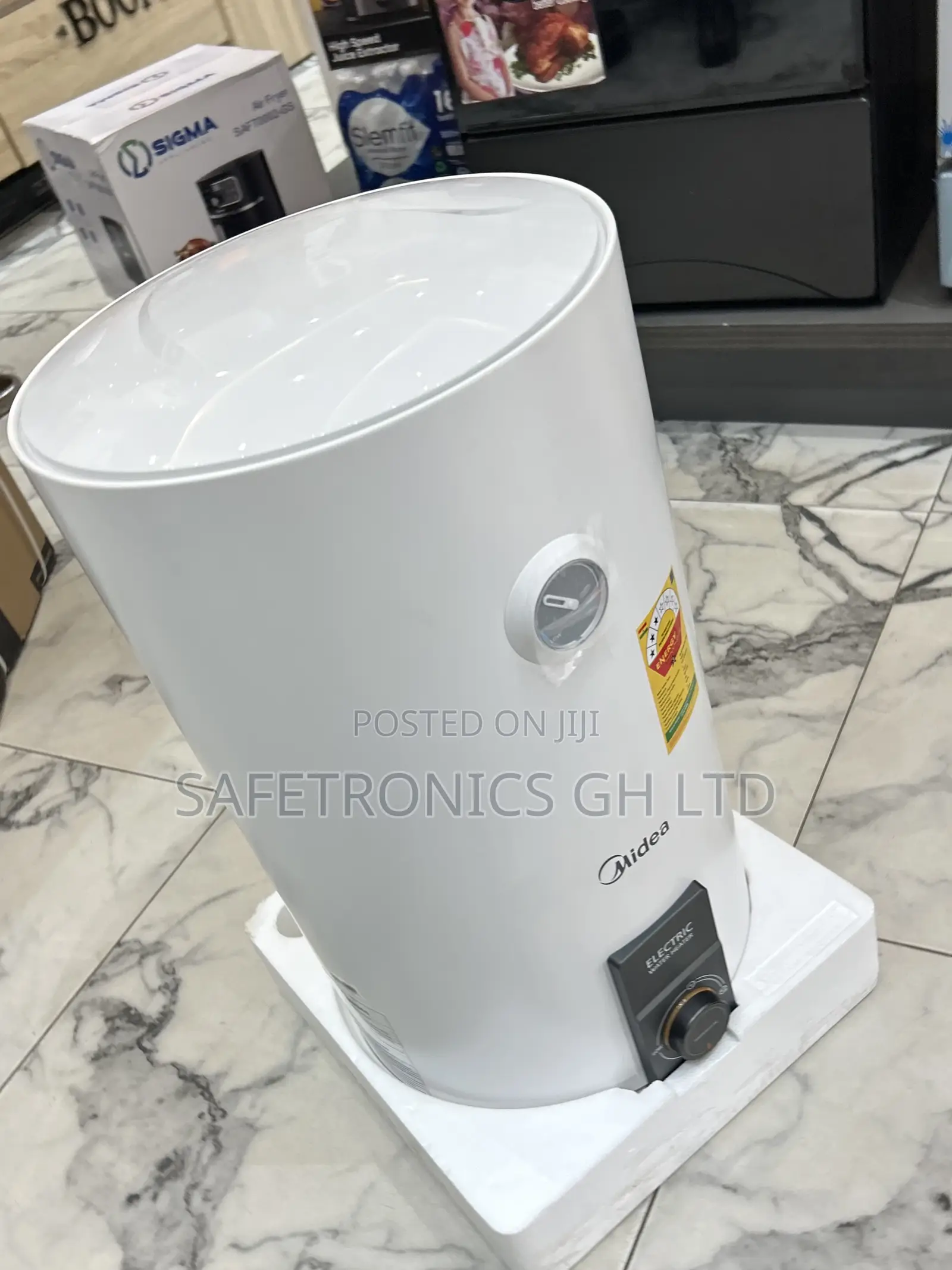 Genuine Sleek Midea 15 L Storage Water Heater White