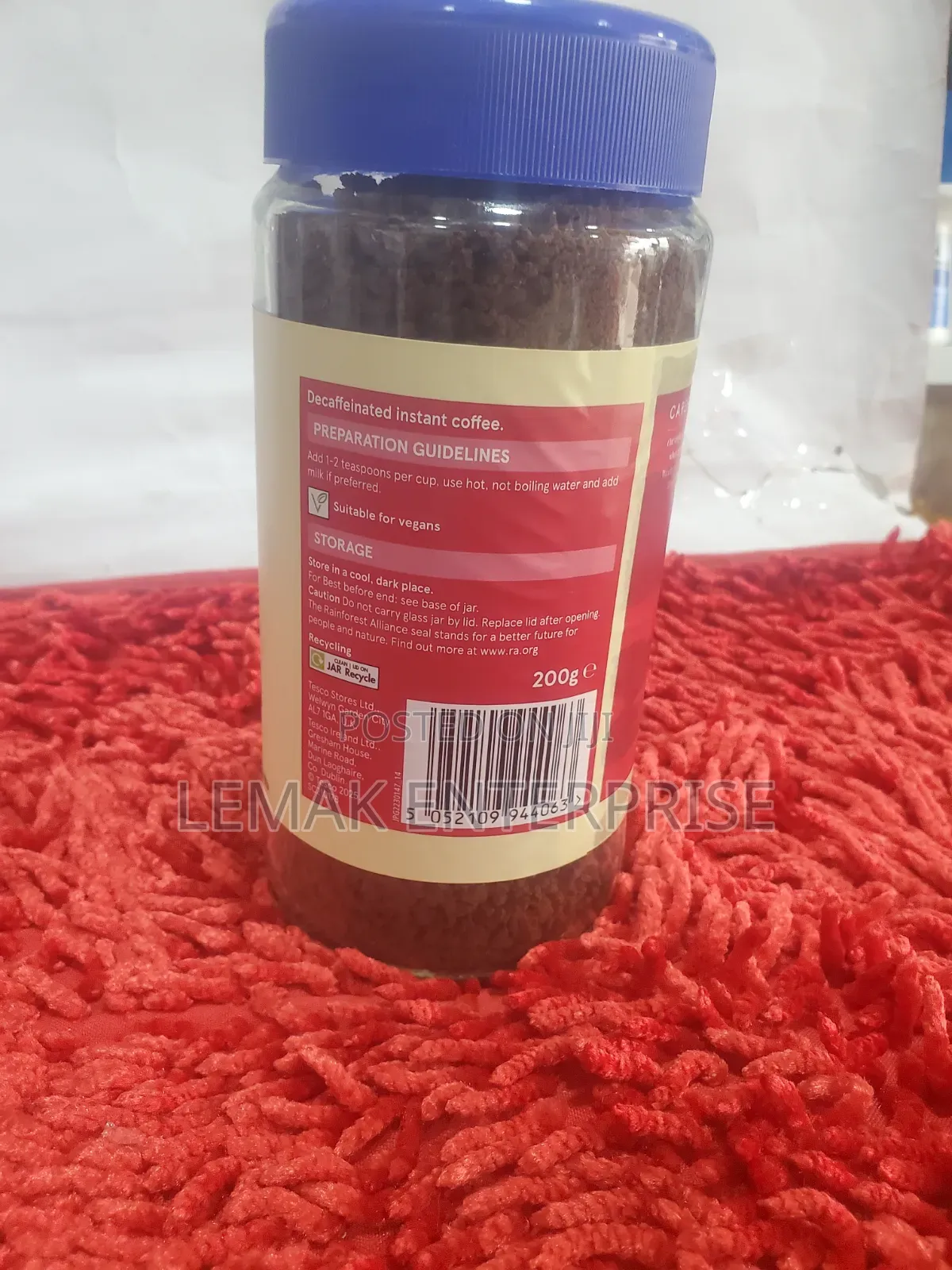 Tesco Decaff Classic Instant Coffee