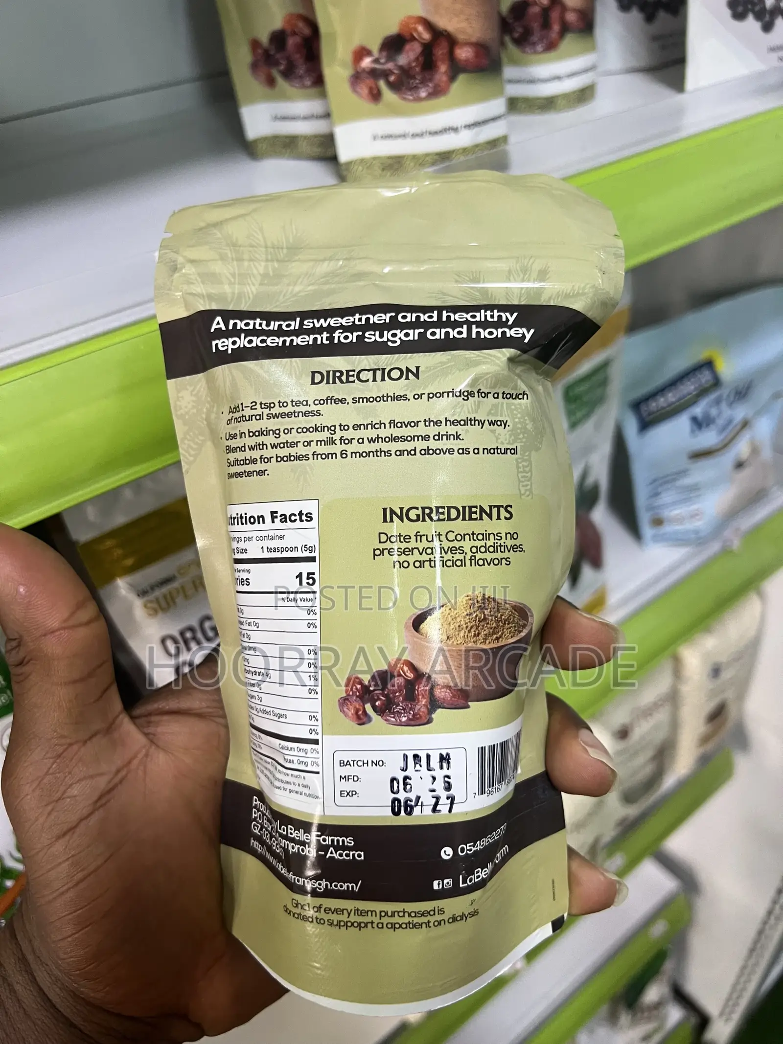 Date Powder - 300g Delivery Only