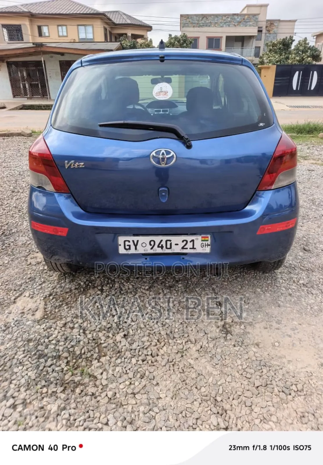 Toyota Vitz 2010 Blue
