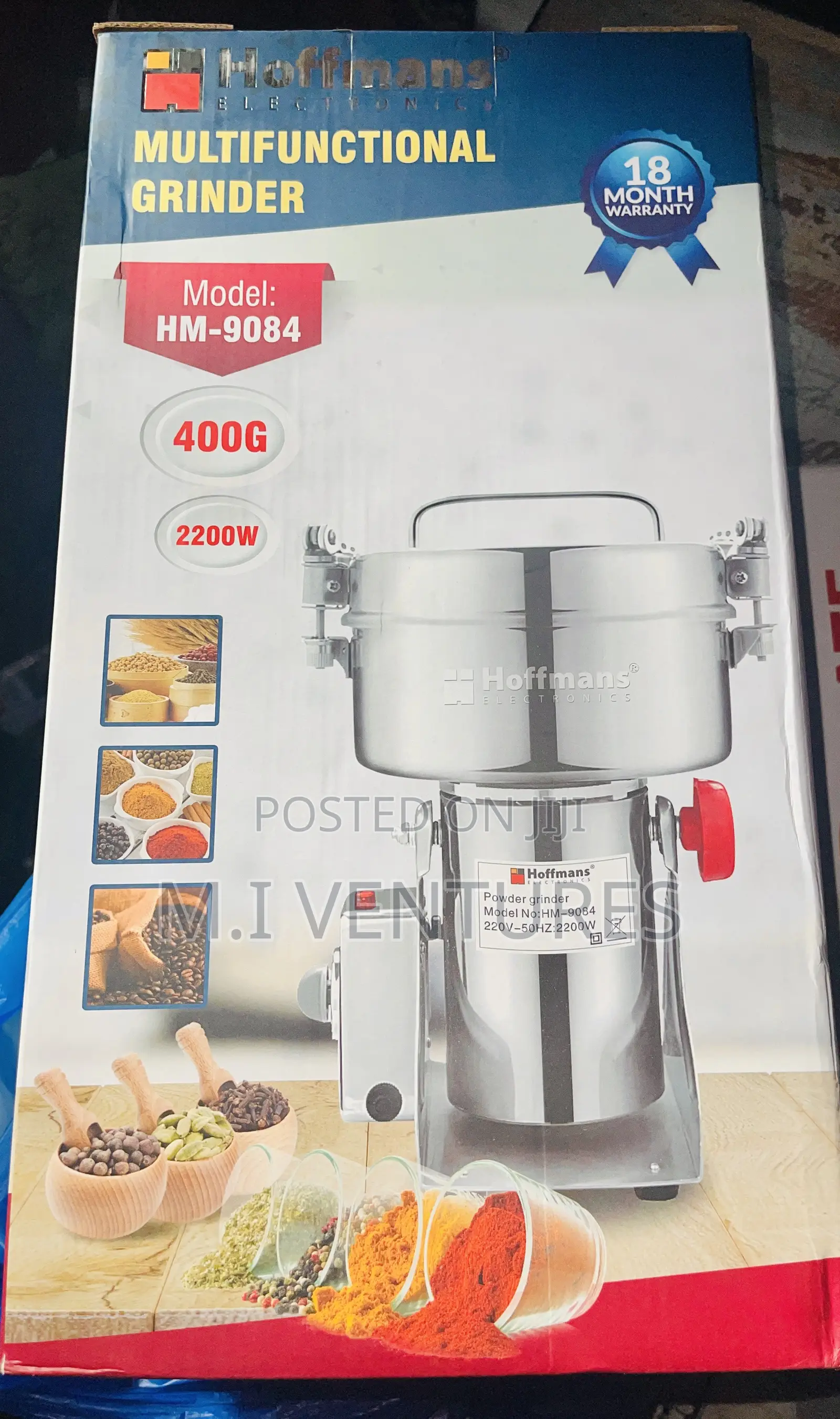 Hoffmans Multifunctional Grinder – 400g | 2200w