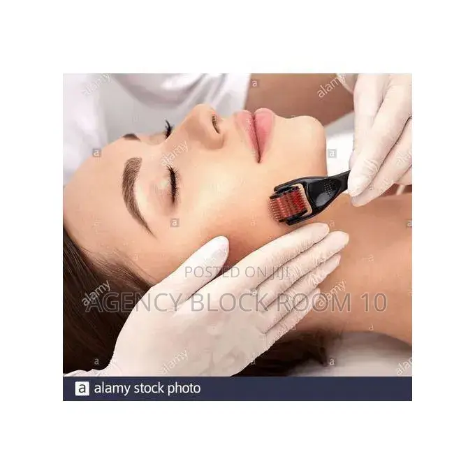 50 Pieces Derma Roller for Skin Care Treatment - Black/Purple
