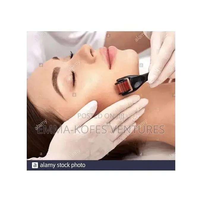 50 Pieces Derma Roller for Skin Care Treatment - Black/Purple