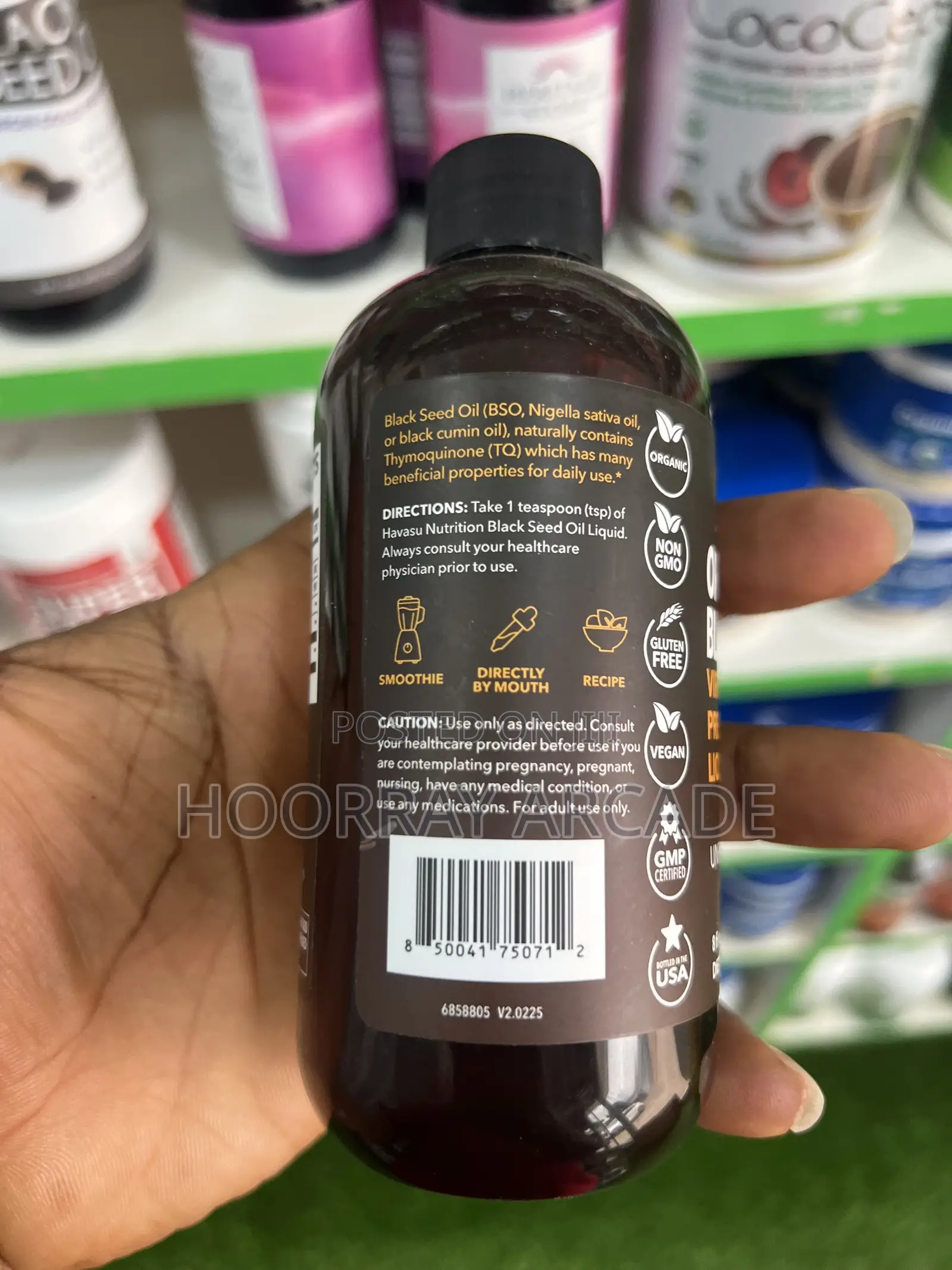 Organic Black Seed Oil - 236ml Delivery Only