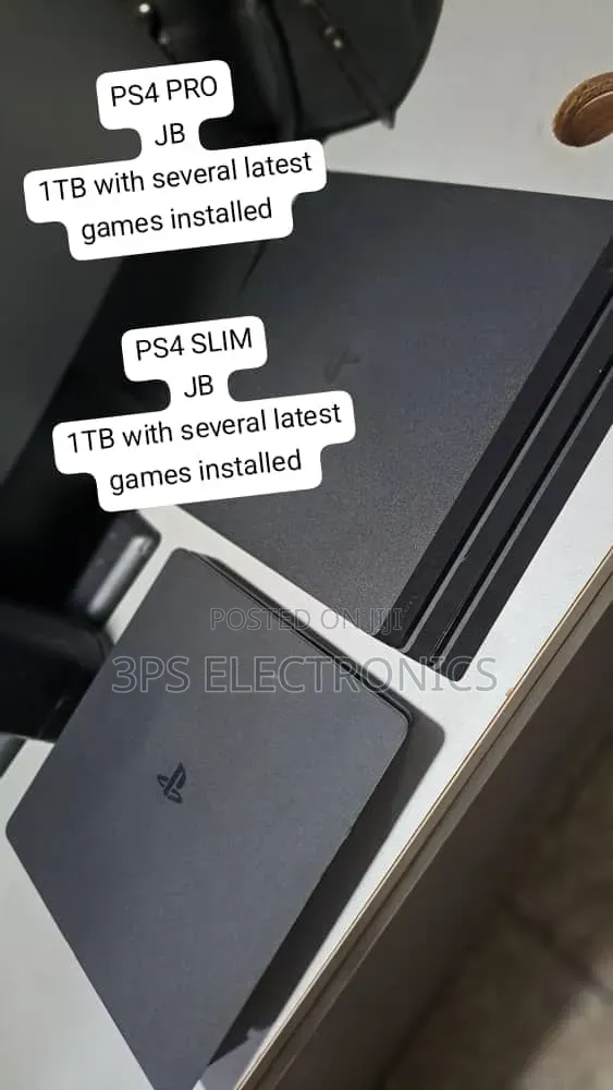 Ps4 Pro and Ps4 Slim