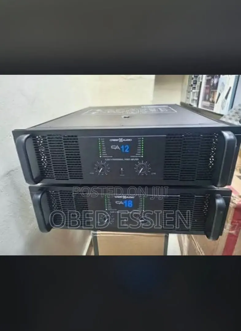 Sound System Mixer Amplifier (Ca 12 and 18)