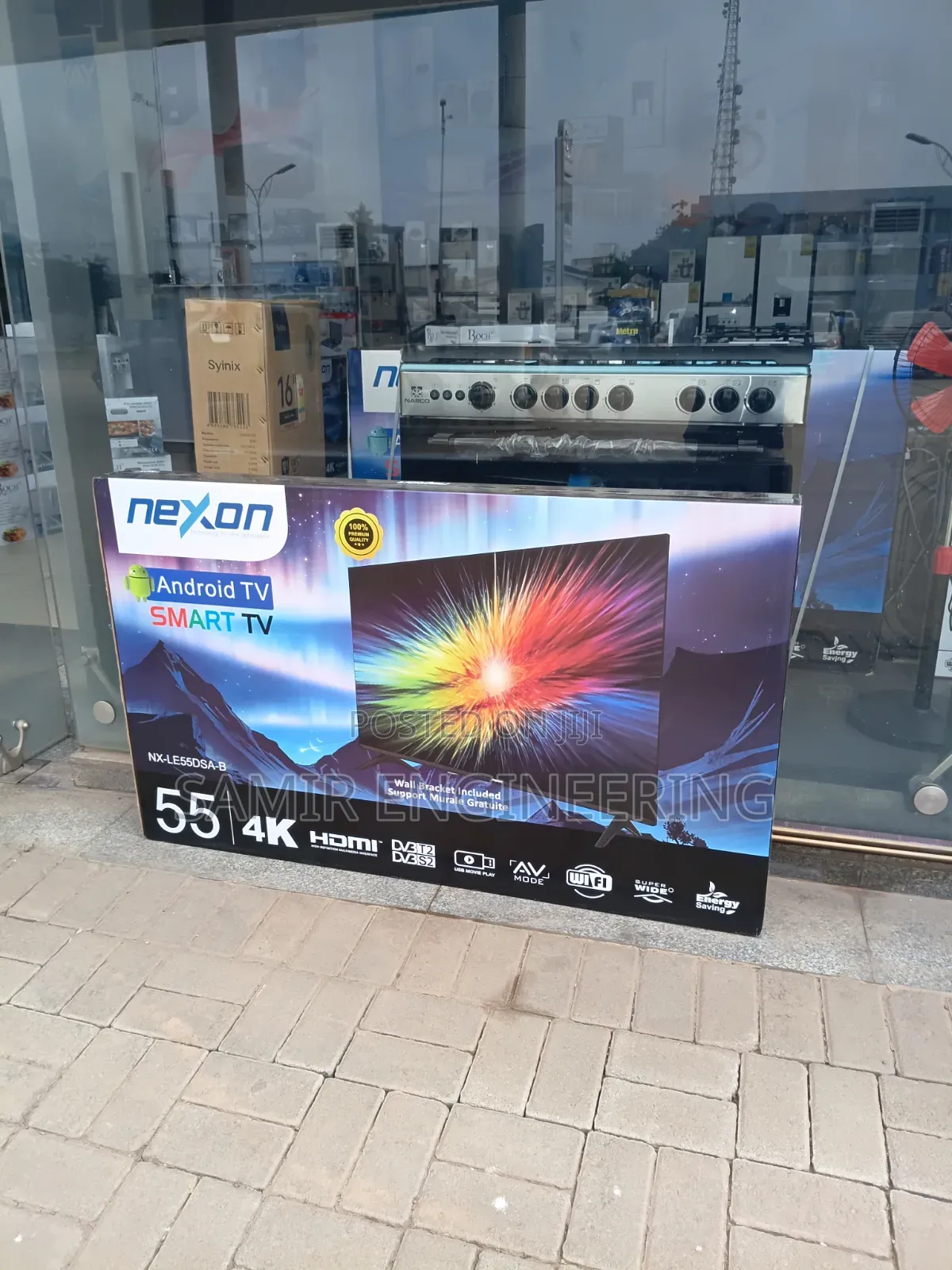 Nexon 55" Smart Android Tv: High Definition, Zero Bezels