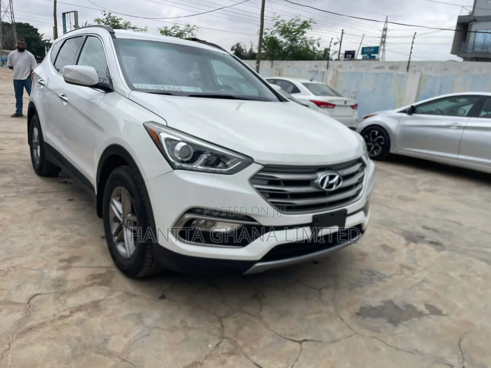 Hyundai Santa Fe SE AWD 2017 White