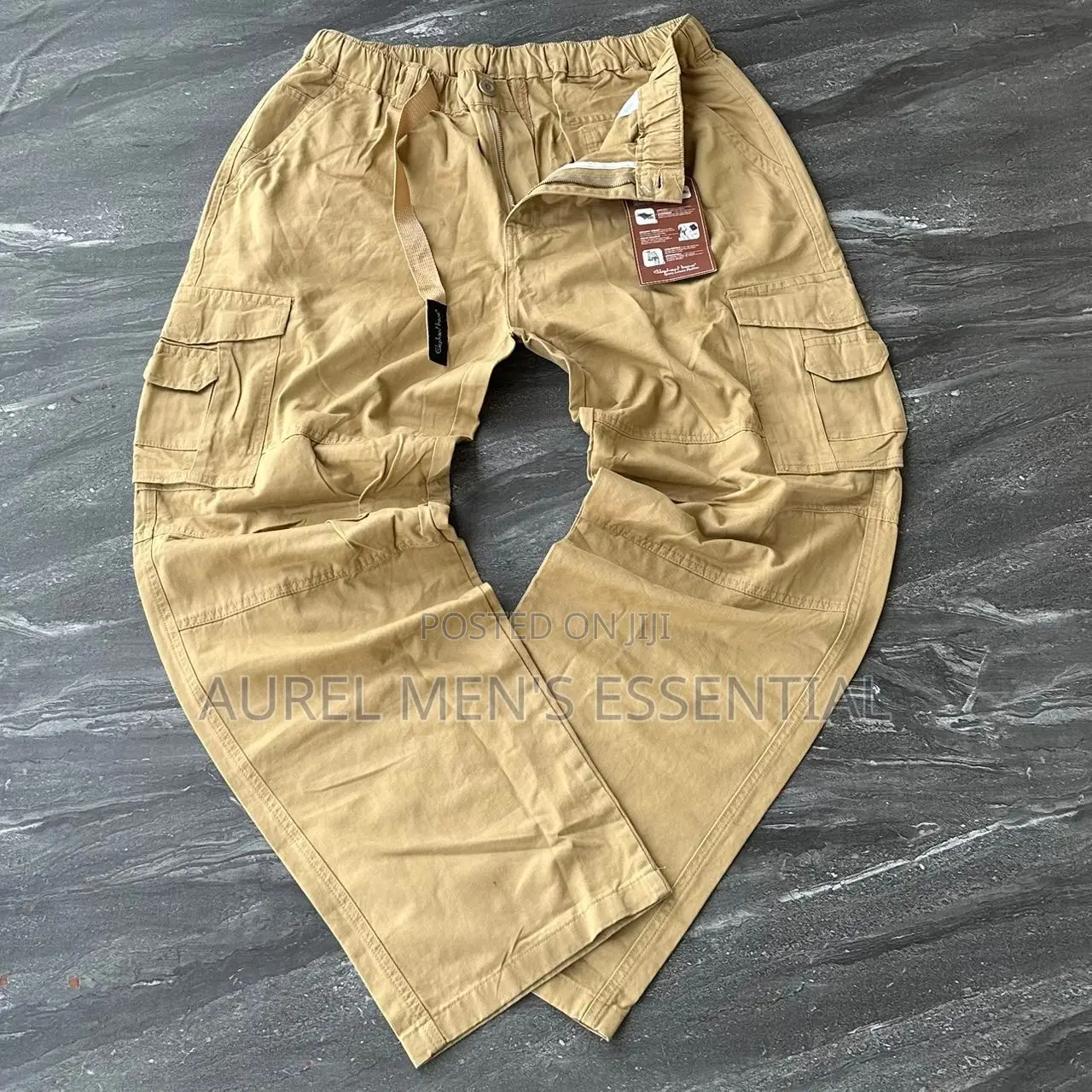 Premium Khaki Cargo Pants