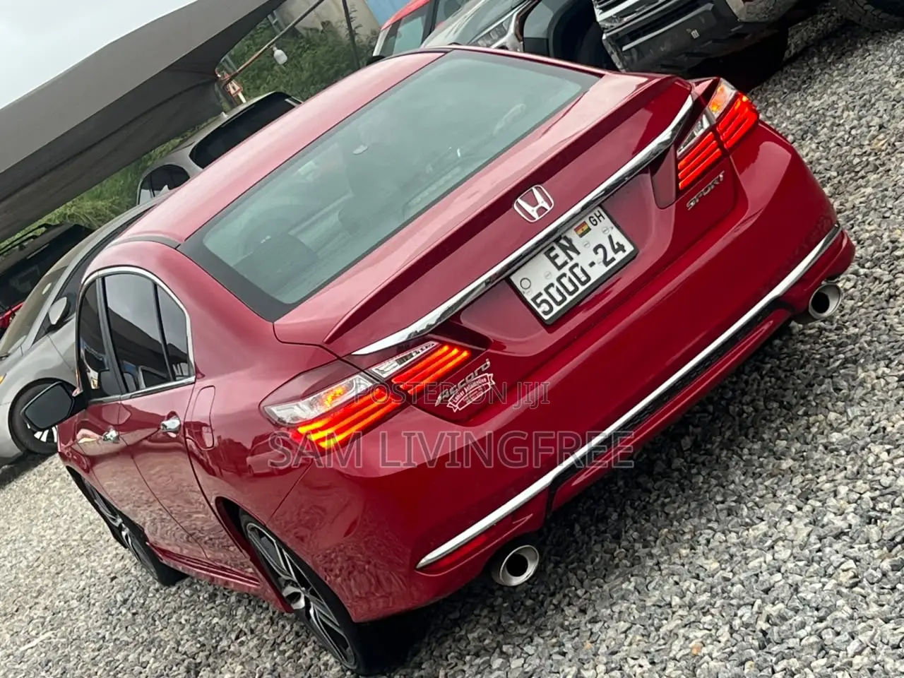 Honda Accord Sport 4dr Sedan FWD (2.4L 4cyl 2A) 2016 Red