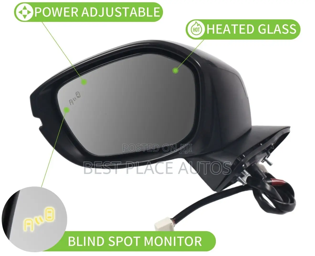 Honda Civic 2022-2025 Mirror Glass With Blind Spot