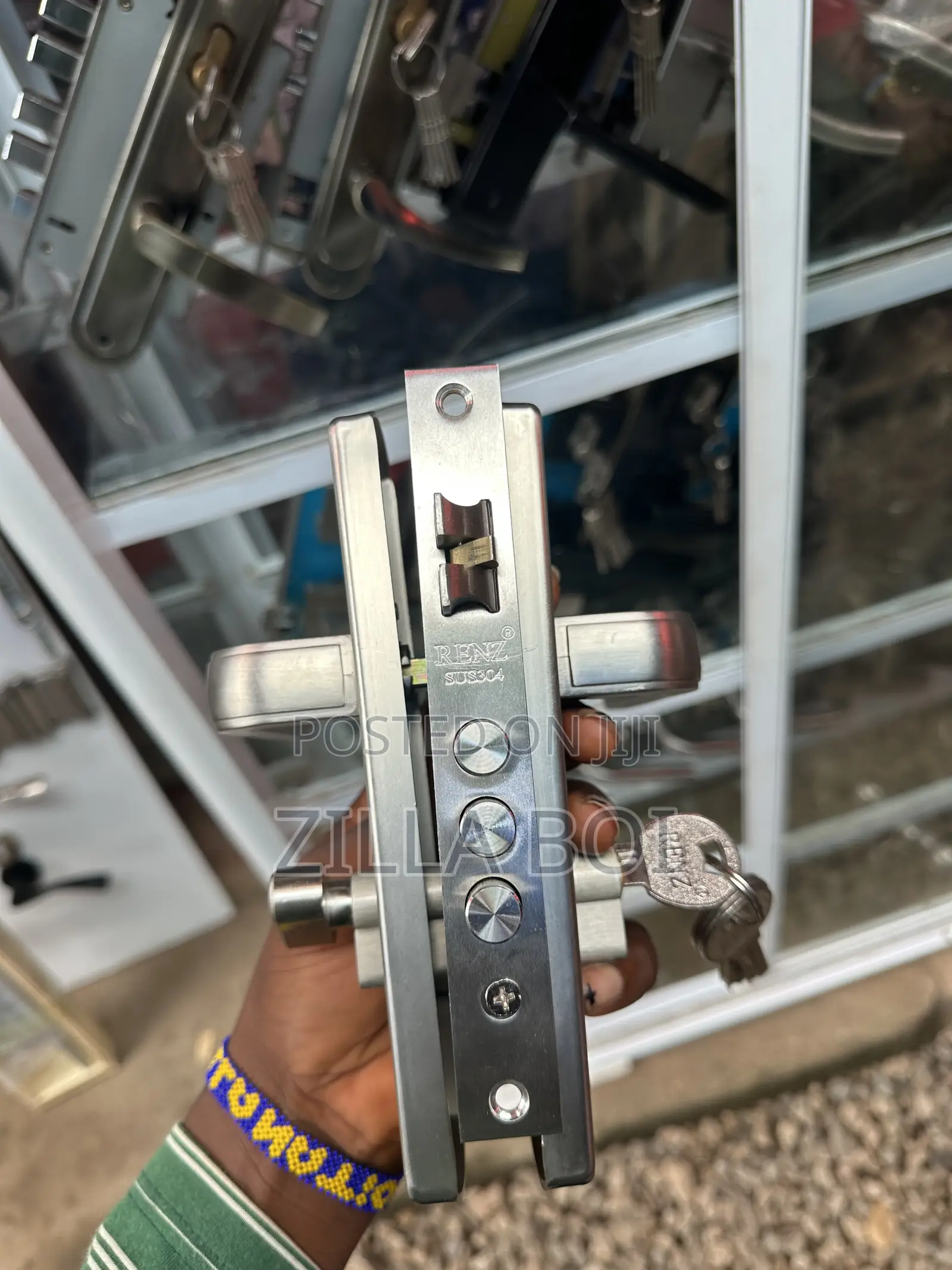 Toilet Door Lock (Stainless Steel 304)