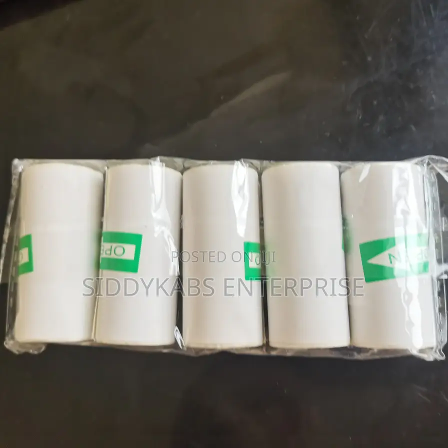 Rechargeable Portable Mini Printer With 5 Rolls Paper