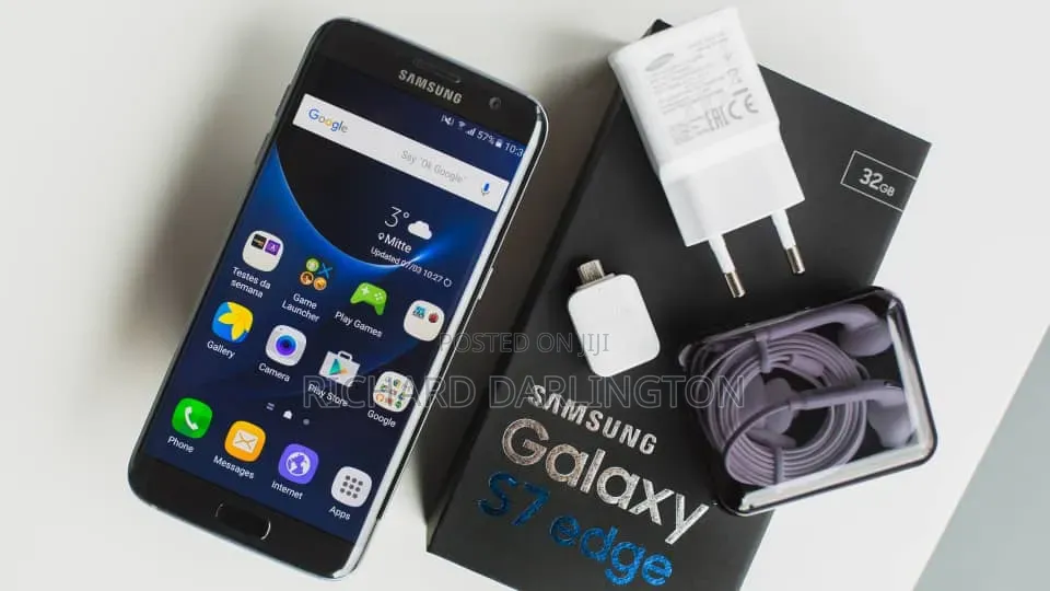 New Samsung Galaxy S7 edge 32 GB Black