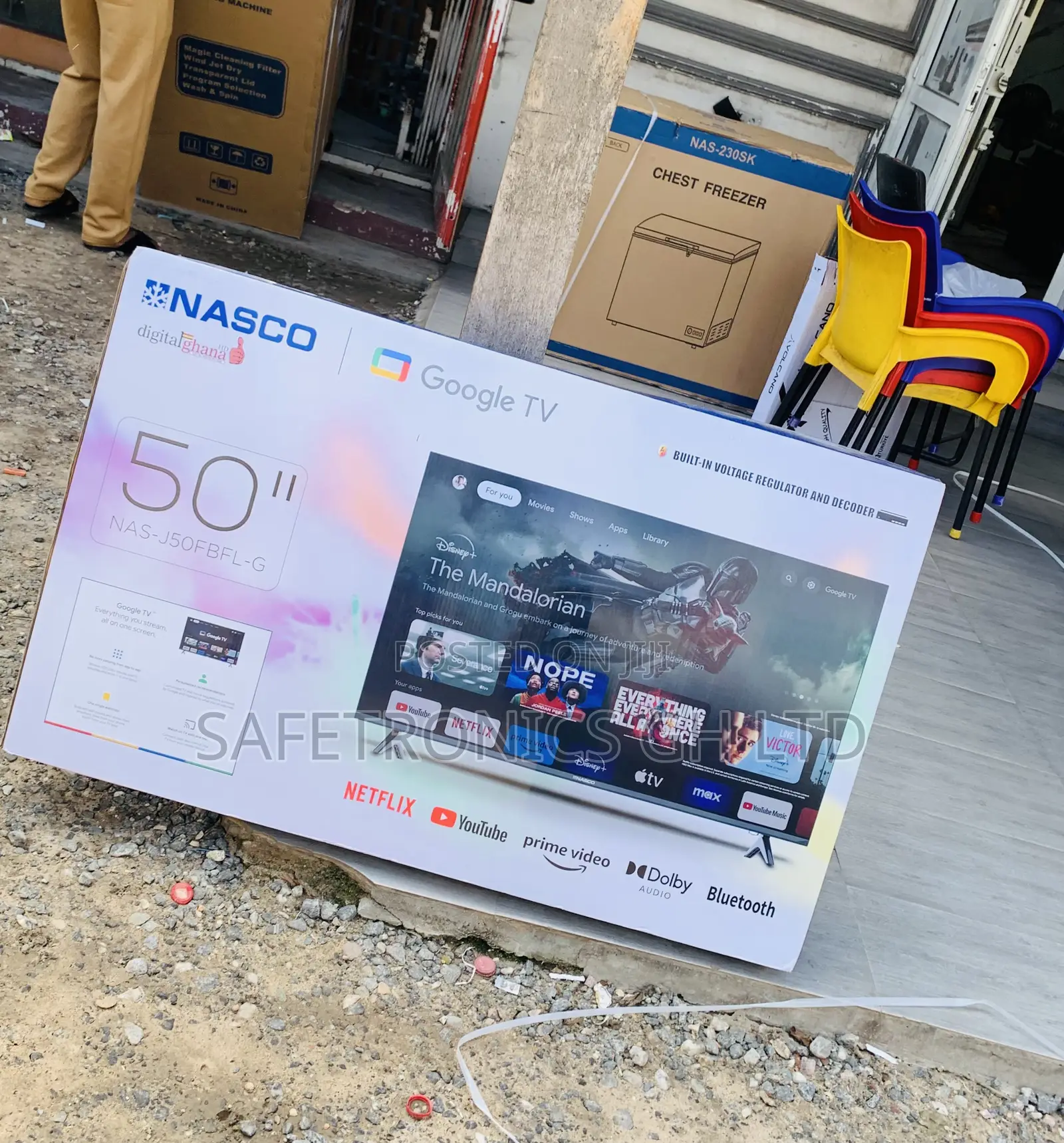 Recommend Frameless Nasco 50 Inch Smart Tv-[Nas-J50fus-