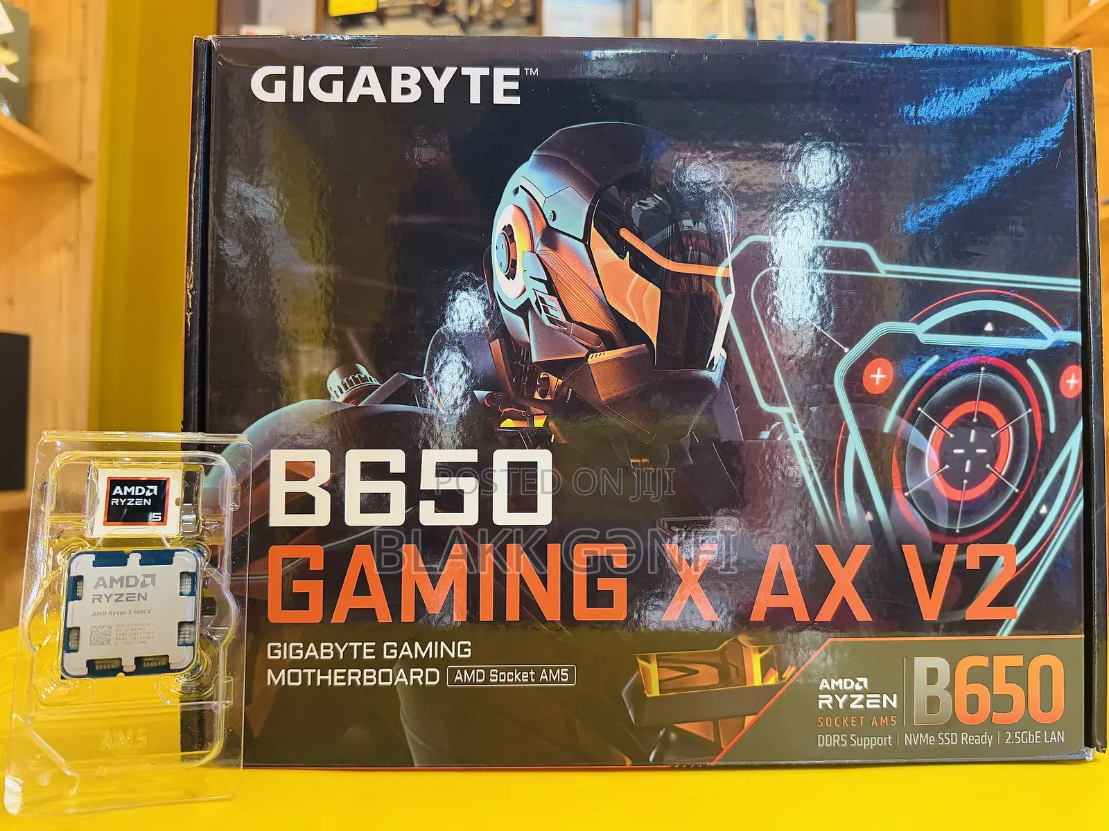 Ryzen 5 9600x Processor + Gigabyte B650 Ddr5 Motherboard