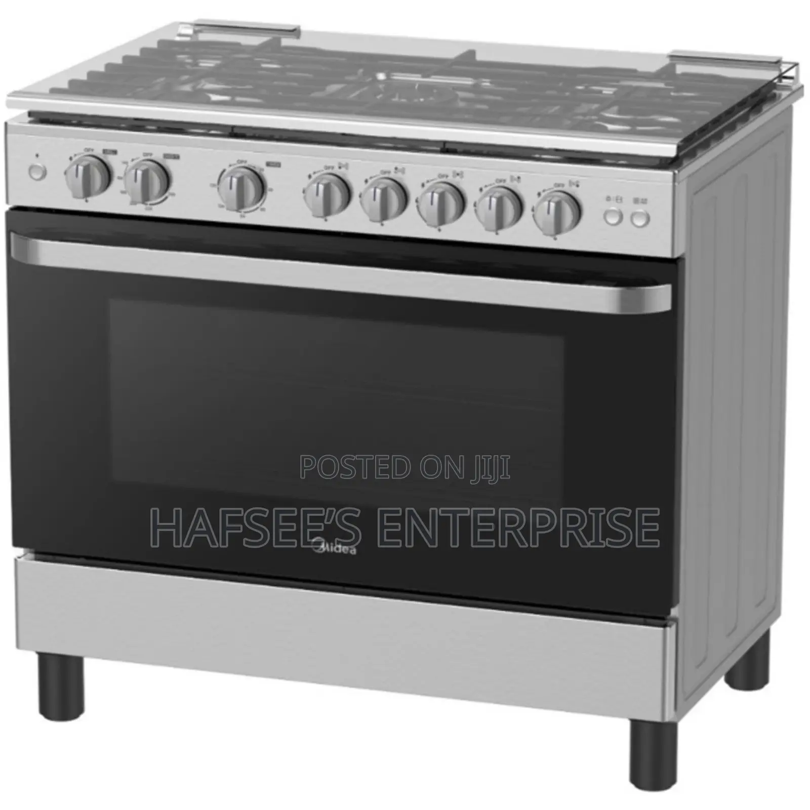 Midea 5 Gas Burner With Oven and Grill