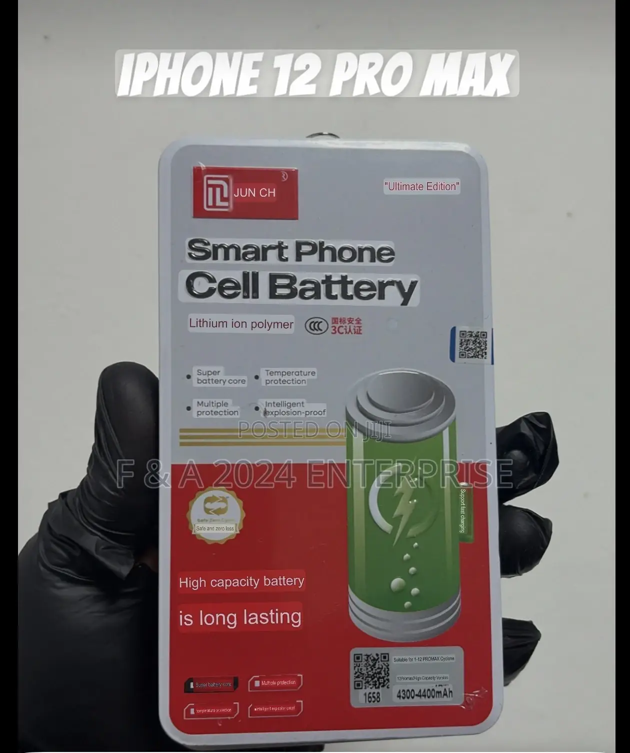 iPhone 12 Pro Max Smart Phone Cell Battery