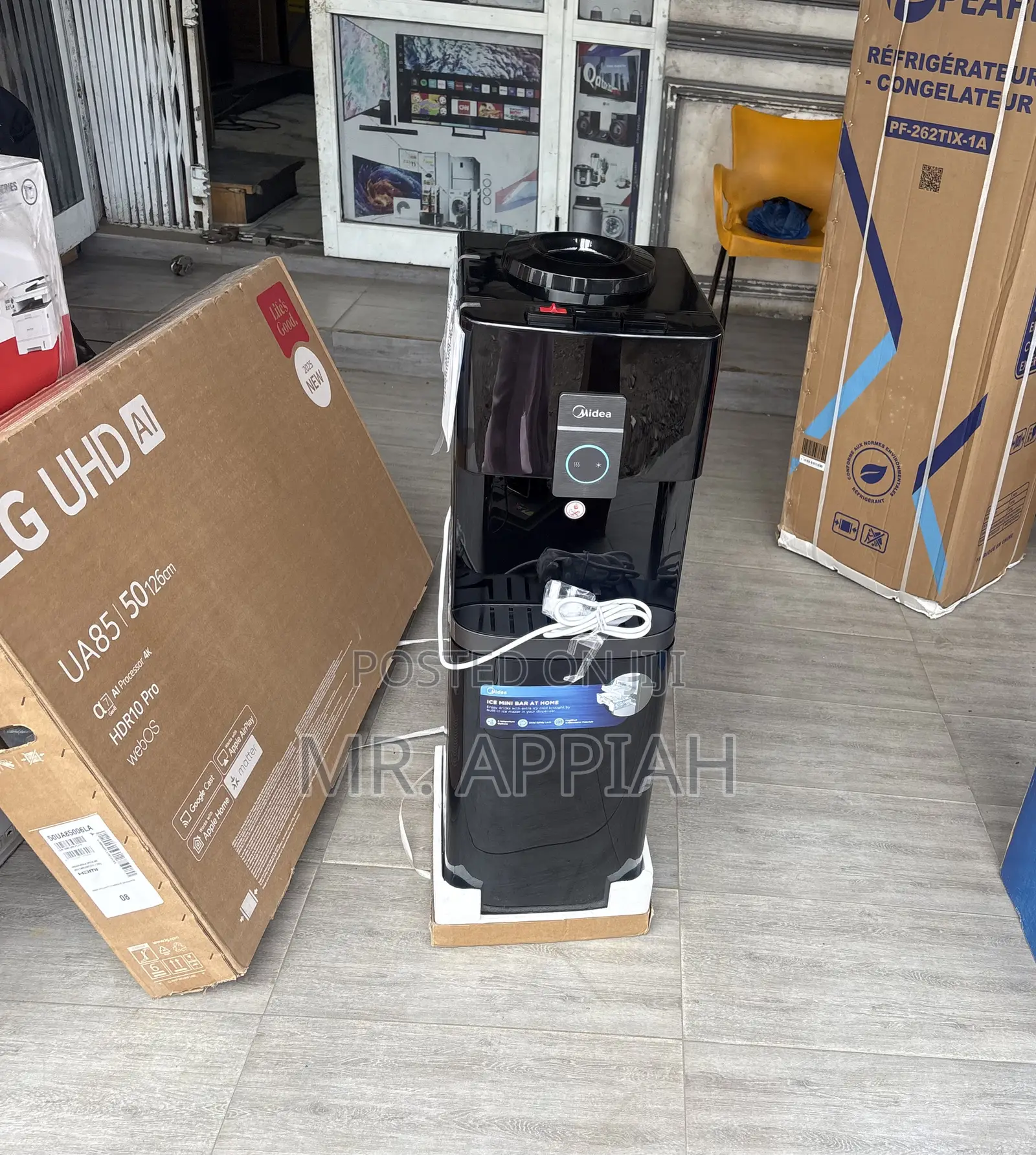Get Unique Midea 3 Tap Electric Water Dispenser(Black) 
