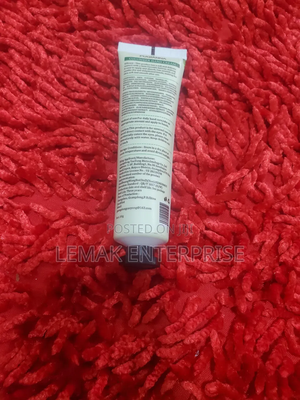 Cucumber Hand Cream