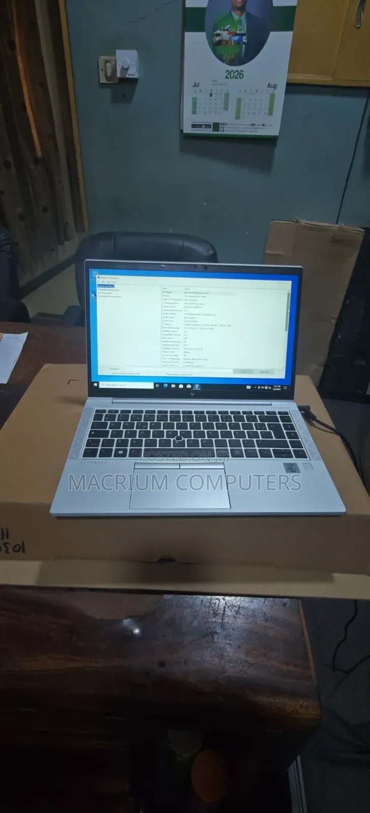 Laptop HP EliteBook 830 G7 8GB Intel Core i5 SSD 256GB