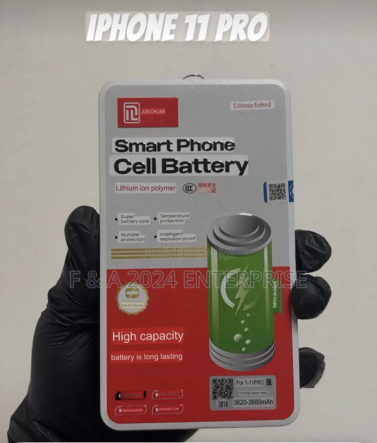 iPhone 11 Pro Smart Phone Cell Battery