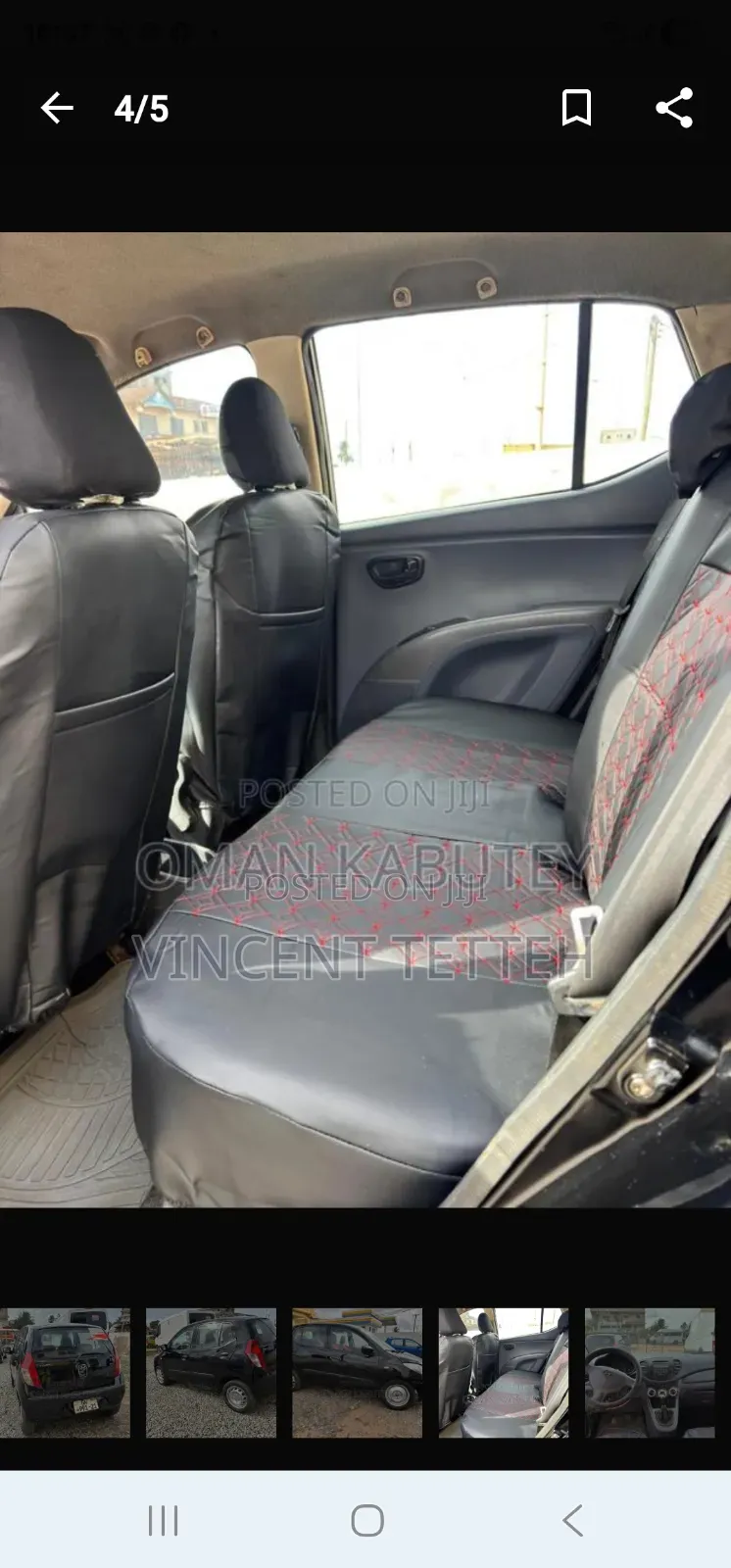 Hyundai I10 2008 Black